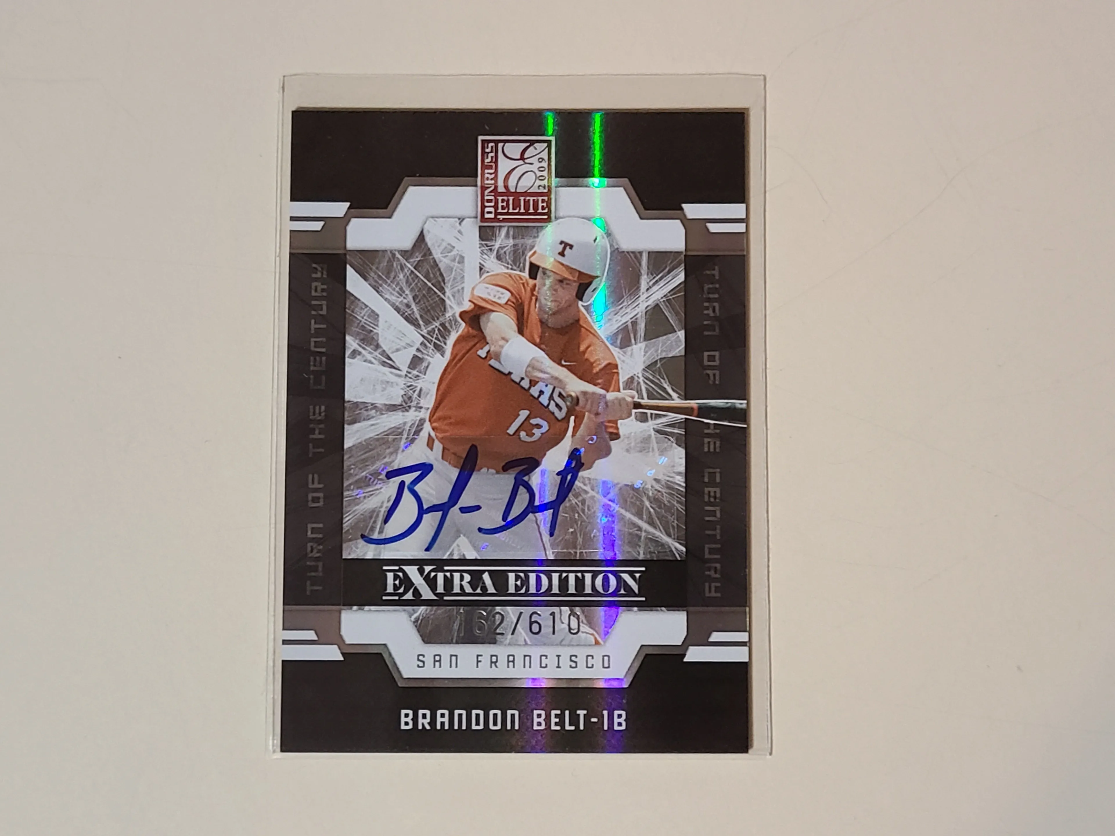 Product image for Brandon Belt 2009 Donruss Elite Autograph #d /610