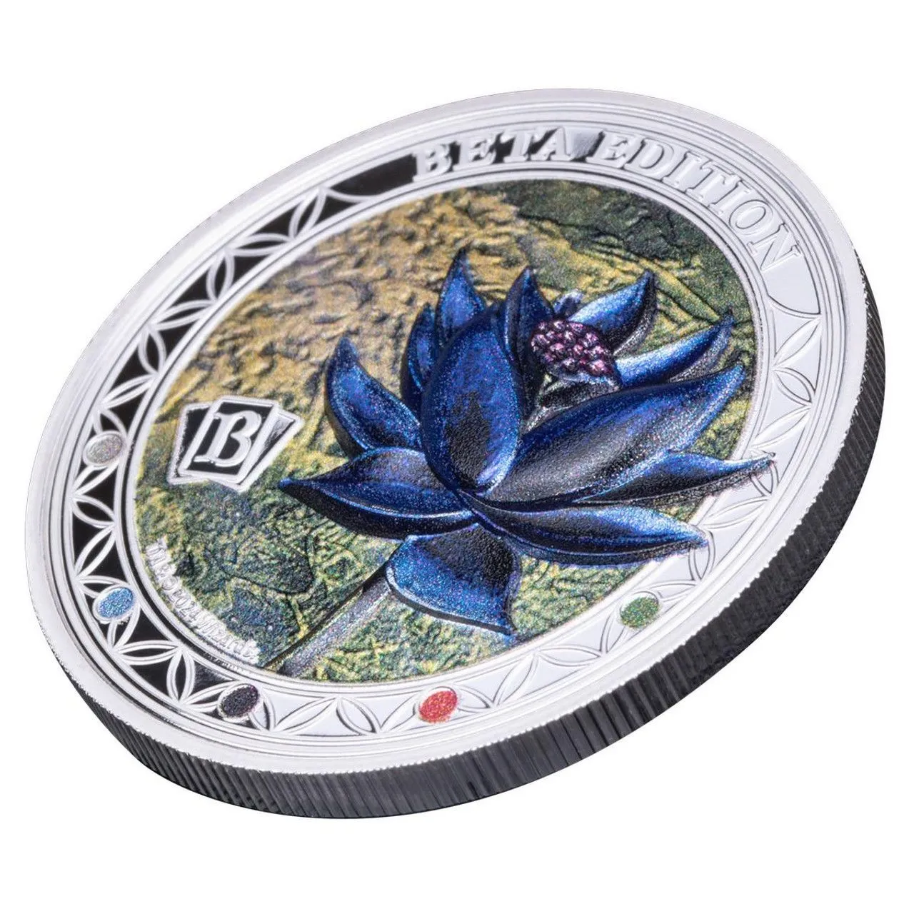 Product image for 2024 Magic: the Gathering Beta Black Lotus 1 oz Silver Coin
