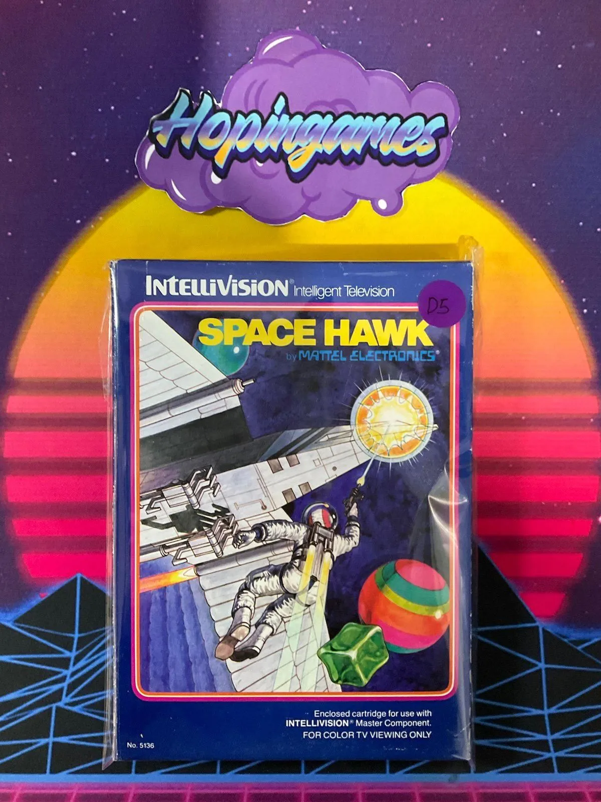 Product image for Space Hawk (Intellivision, 1981) TESTED #D5