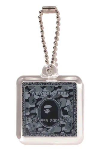 Product image for Accessory - Bape Card Keychain Black Camo