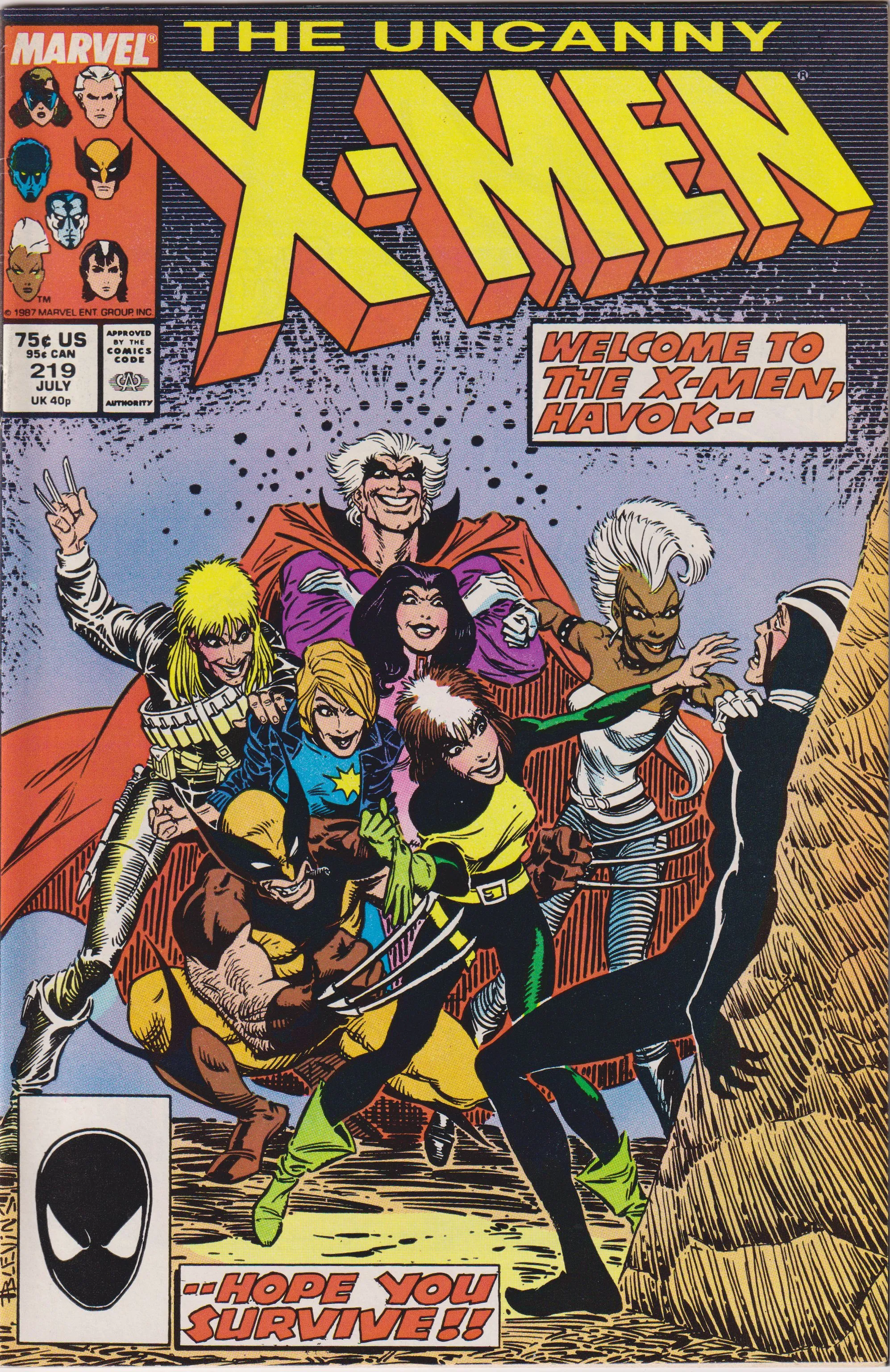 Product image for The Uncanny X-Men 219