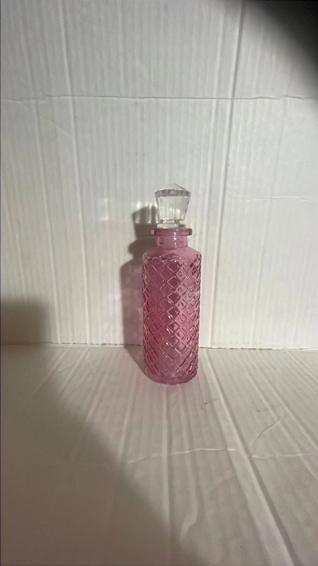 Product image for Pink bottle, home decor perfect for vanity