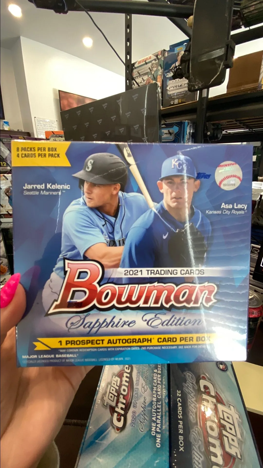 Product image for 2021 mlb bowman sapphire edition
