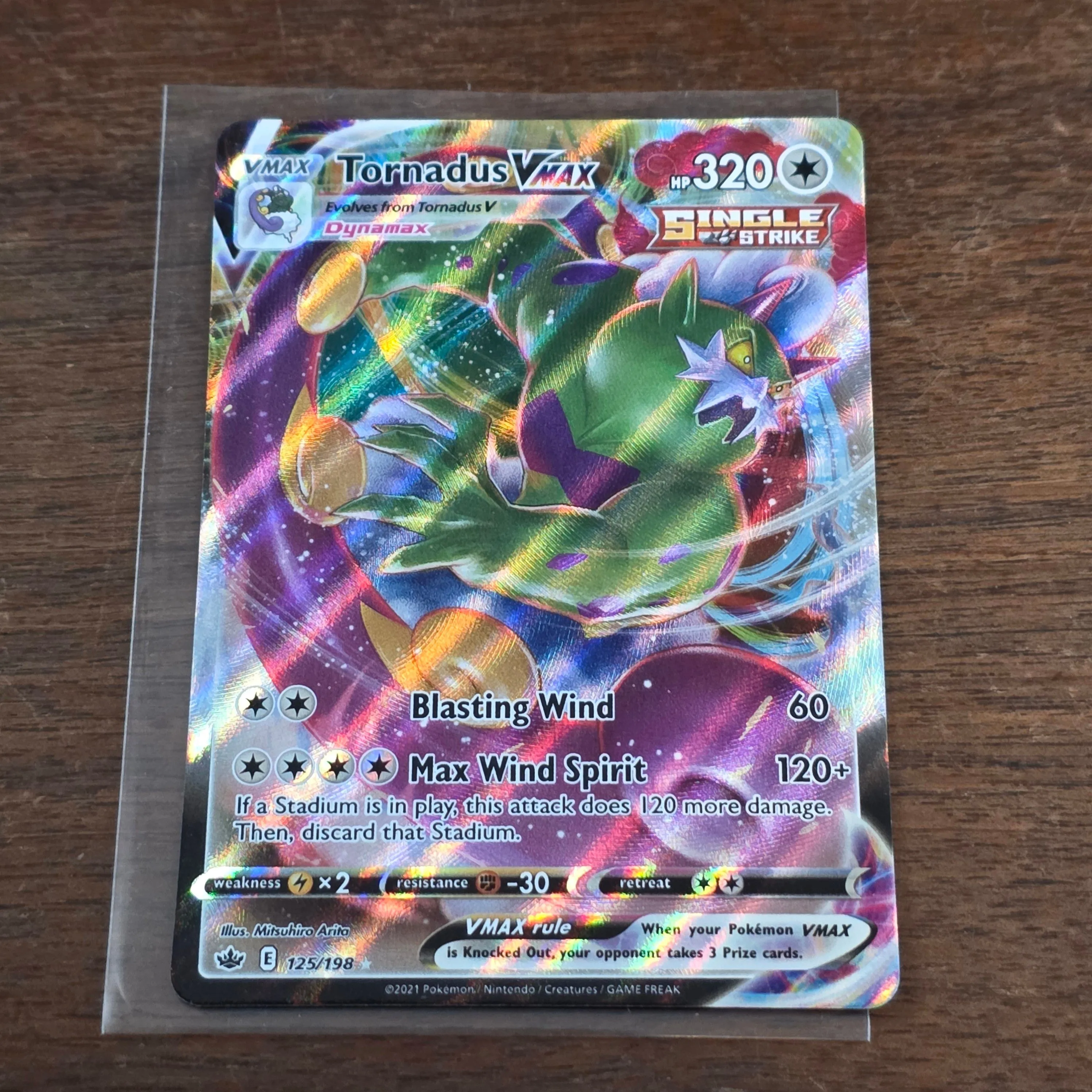 Pokemon Tornadus VMAX #125 Chilling Reign Ultra Rare 125/198 Card   Whatnot: Shop, Sell, Connect