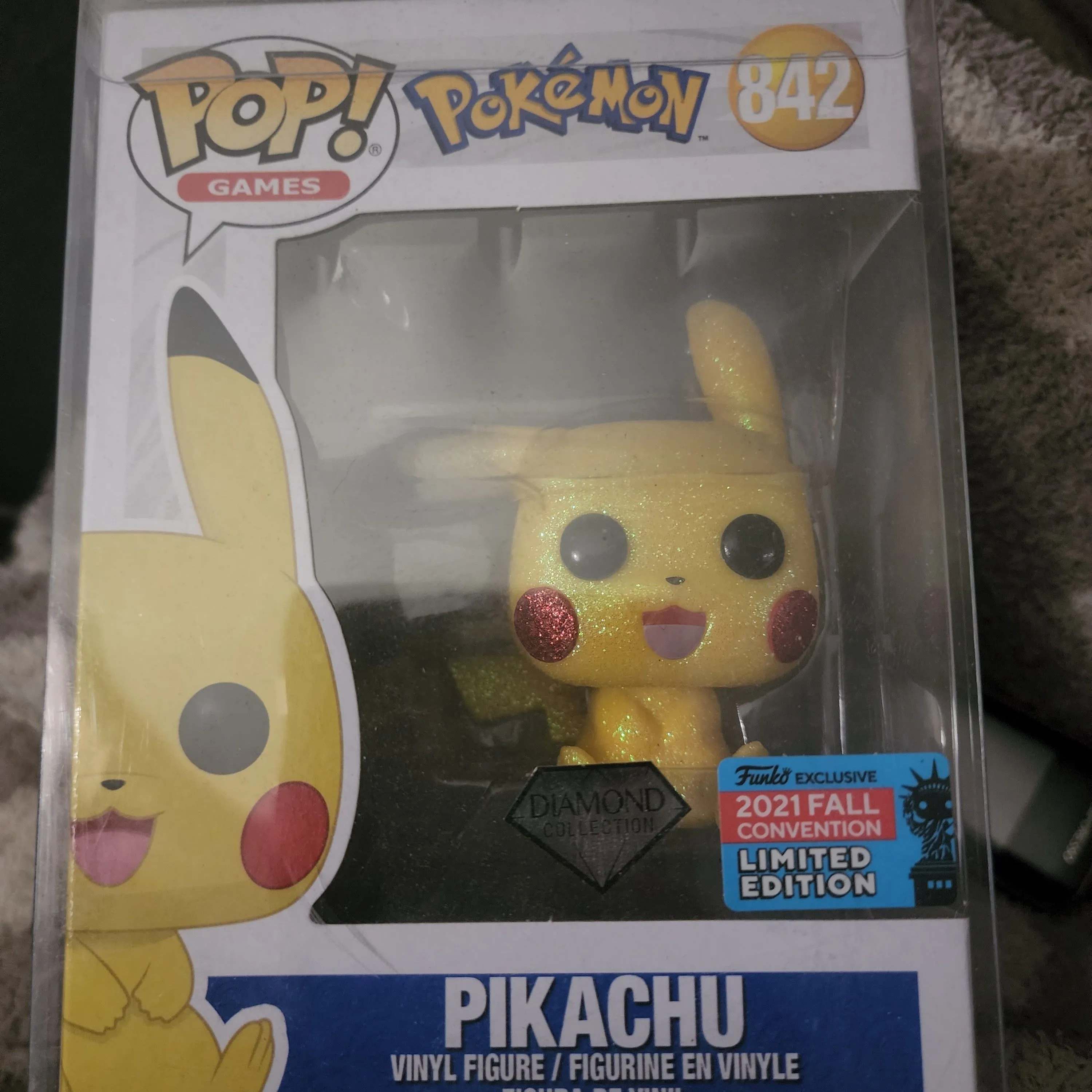 Product image for #842 Pikachu (Diamond) - shared