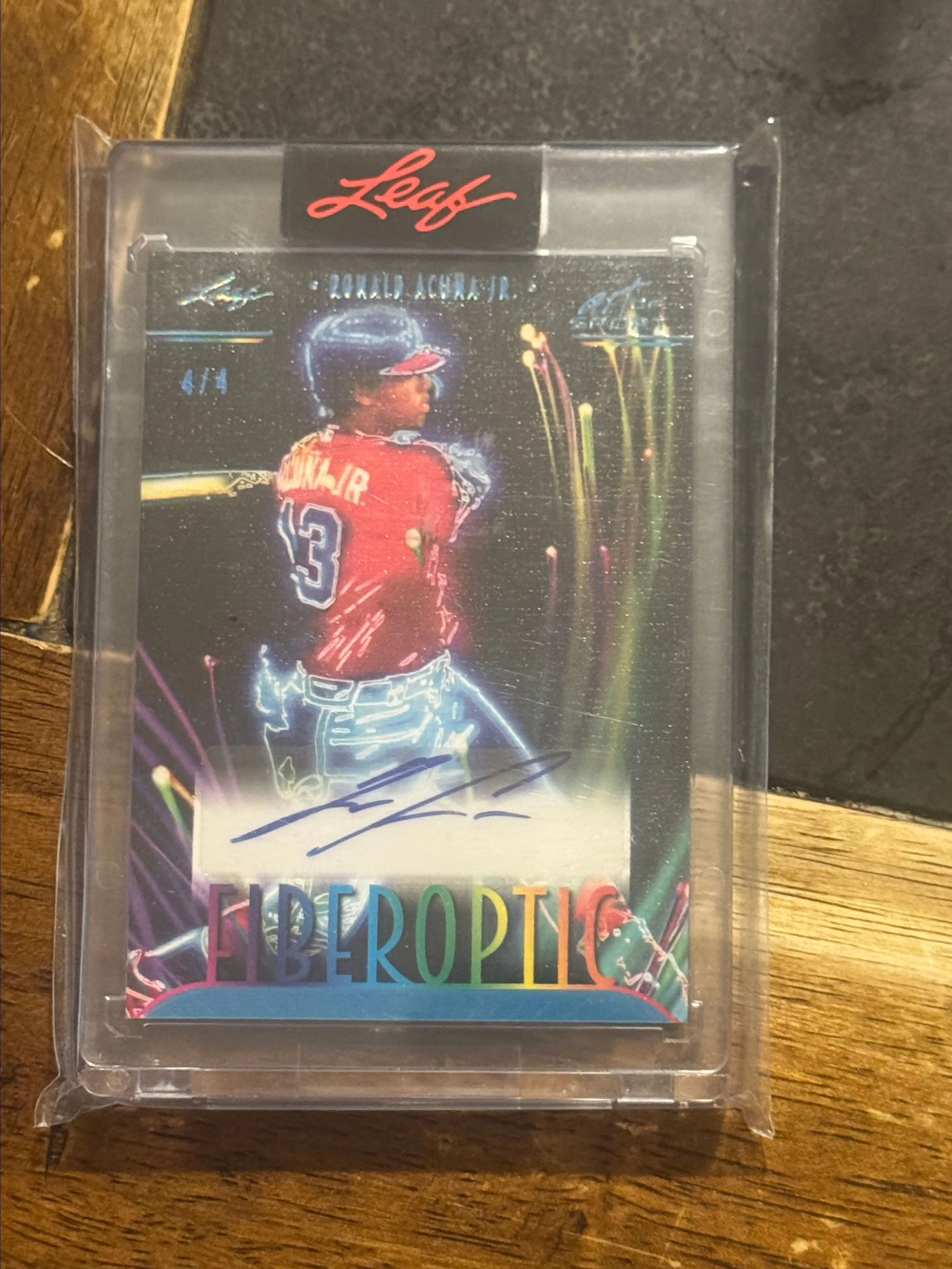 Product image for Ronald acuna jr ssp auto /4