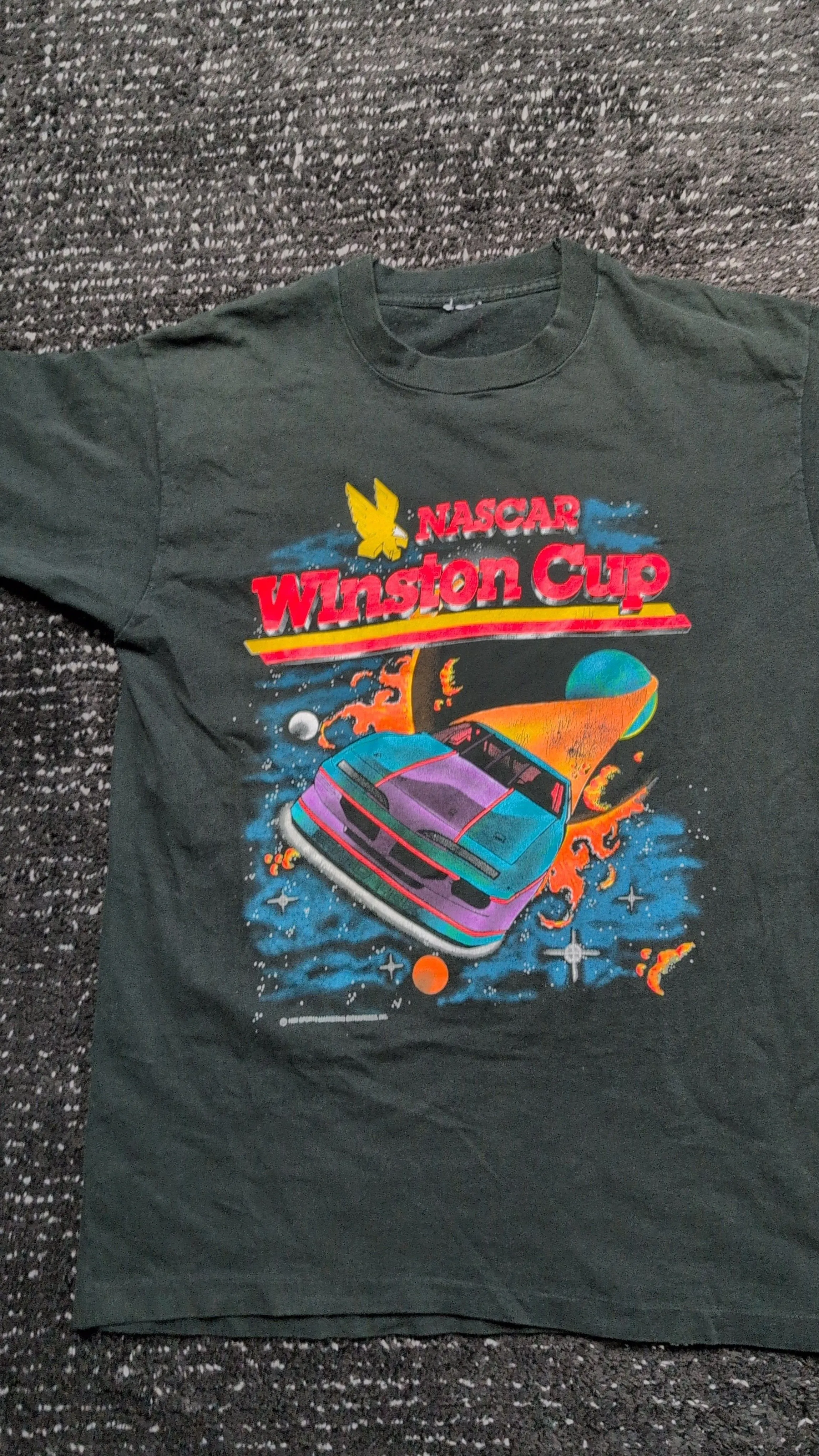Product image for 1993 NASCAR Winston cup world Tour Outer Space Race Shirt Large