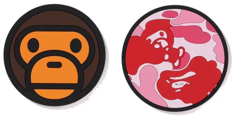 Product image for Hypeware - Bape Milo Reversible Coaster ABC Pink Camo/Brown