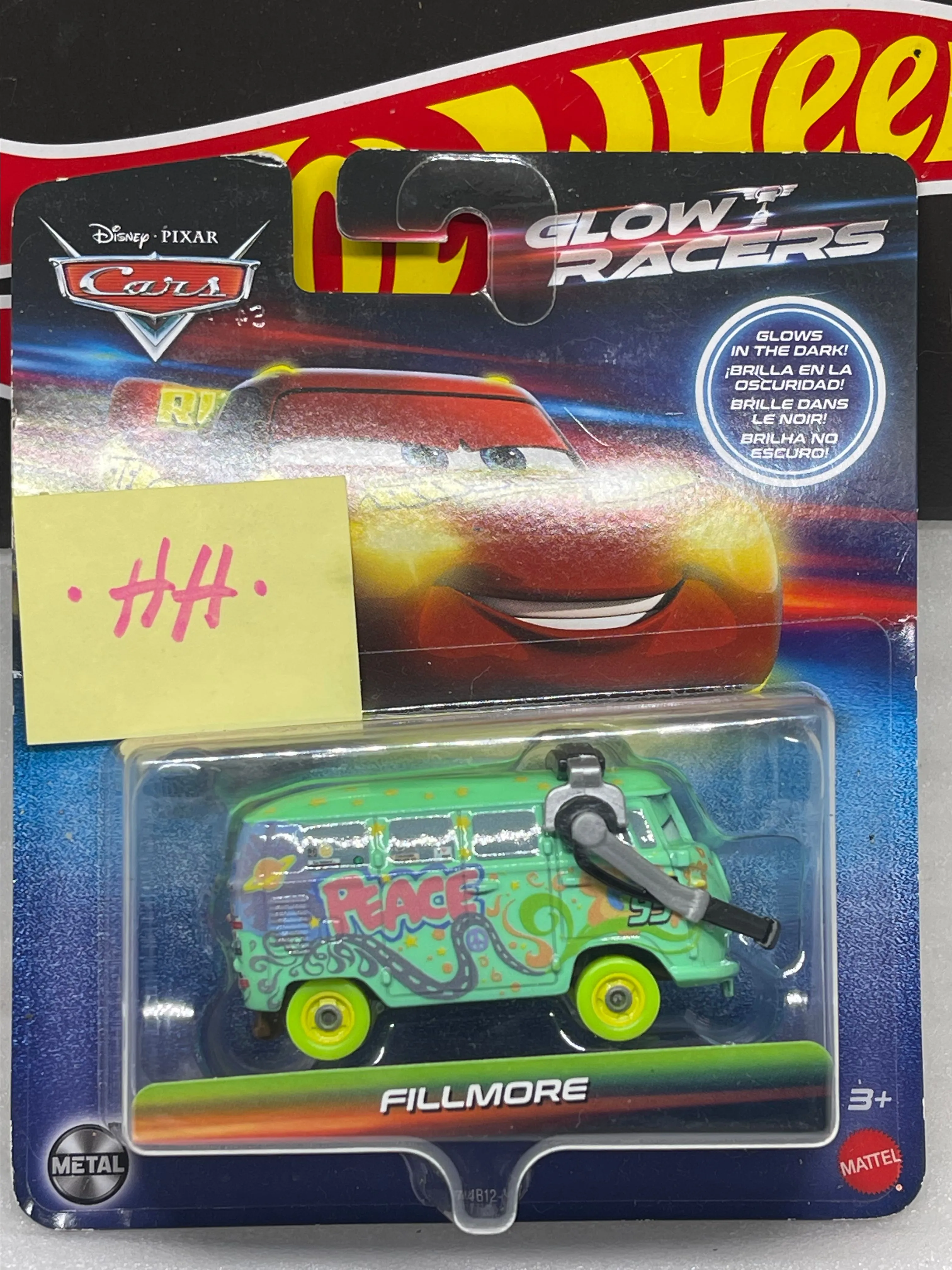 Product image for Disney Pixar Cars Glow Racers Fillmore Glows in the Dark