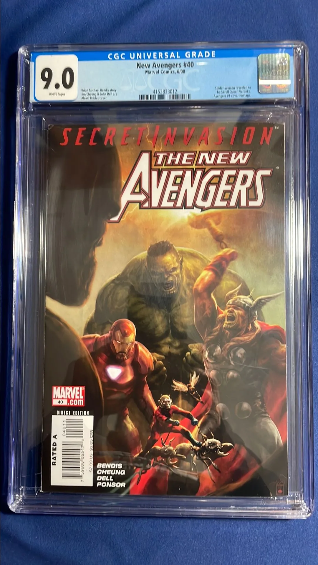 Product image for New Avengers #40 CGC 9.0