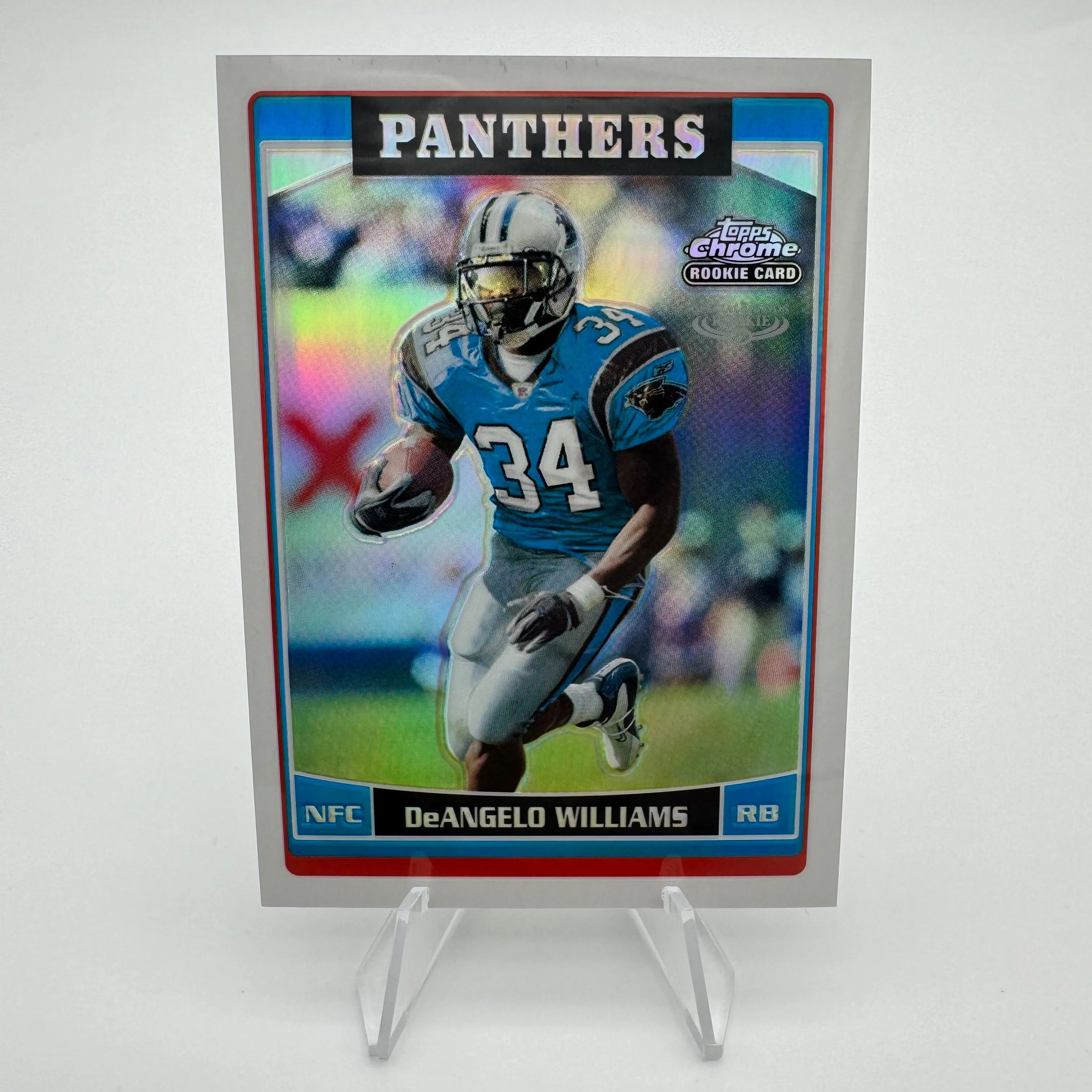 Product image for DeAngelo Williams 2006 Topps Chrome RC Refractor Special Edition