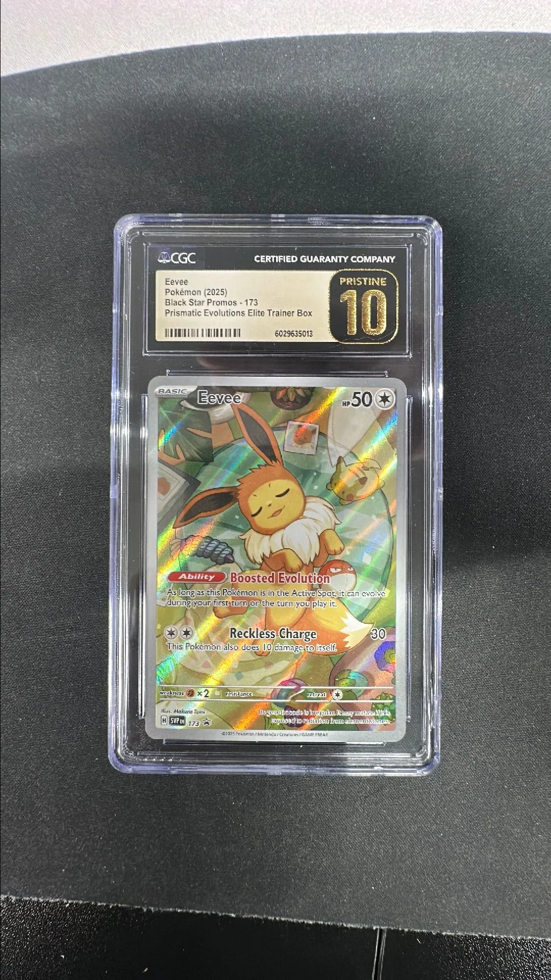 Product image for 2. EEVEE 2025 PRISMATIC ETB PROMO #173 CGC 10