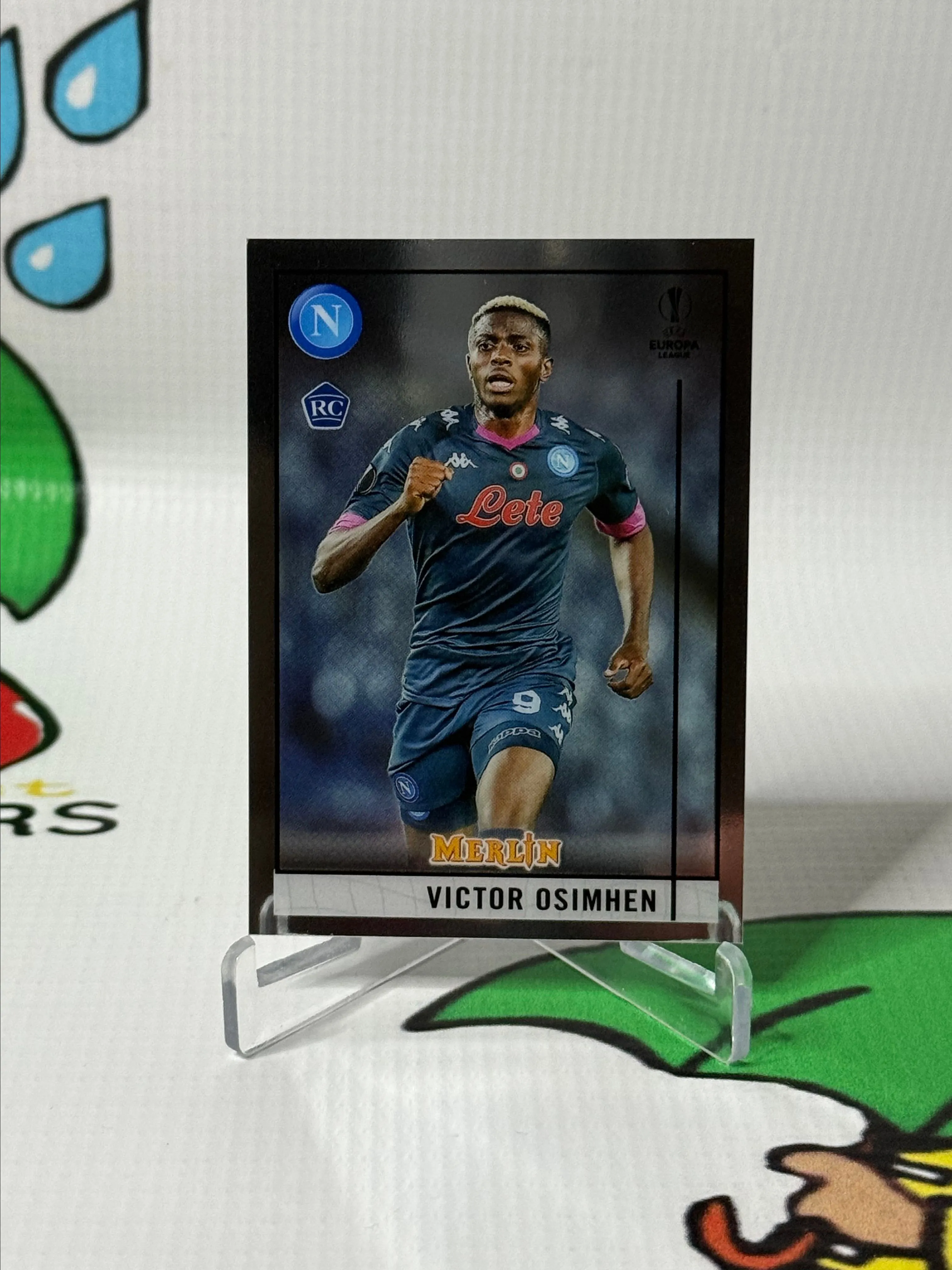 Product image for Victor Osimhen RC 2020-21 Merlin Chrome UCL Napoli