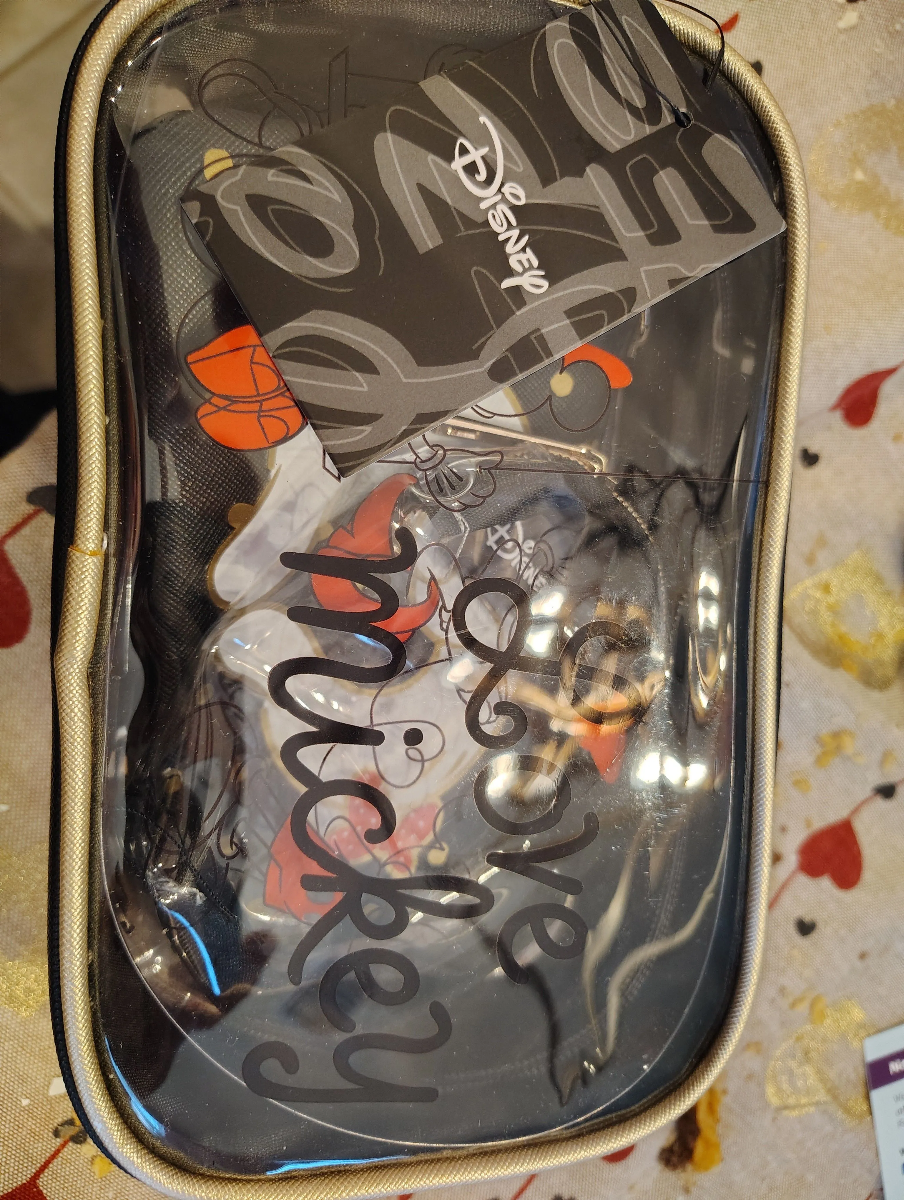 Product image for 3 peice Disney make up bag Mickey and Minnie 