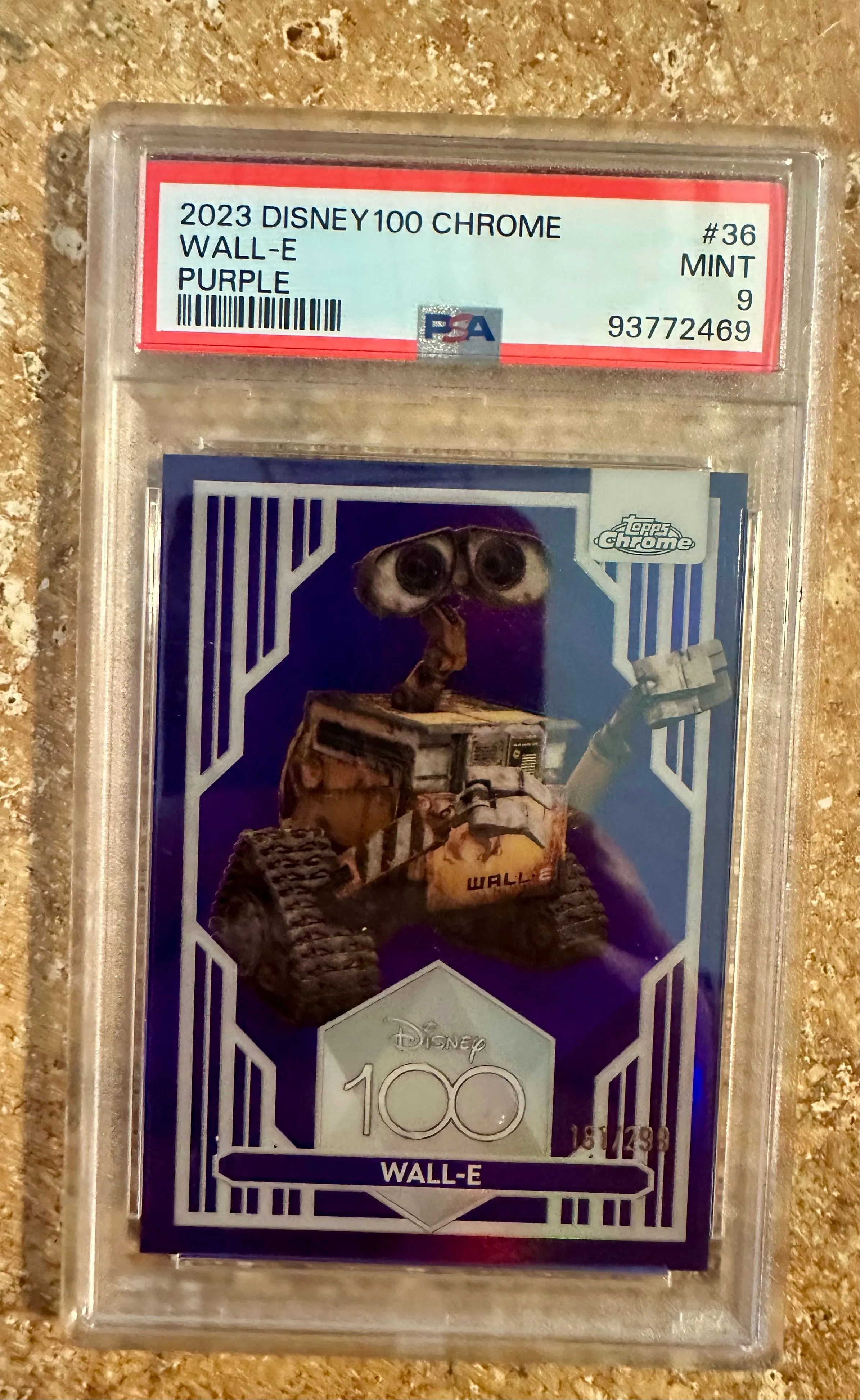 Product image for 2023 Disney 100 Chrome Purple Wall-E