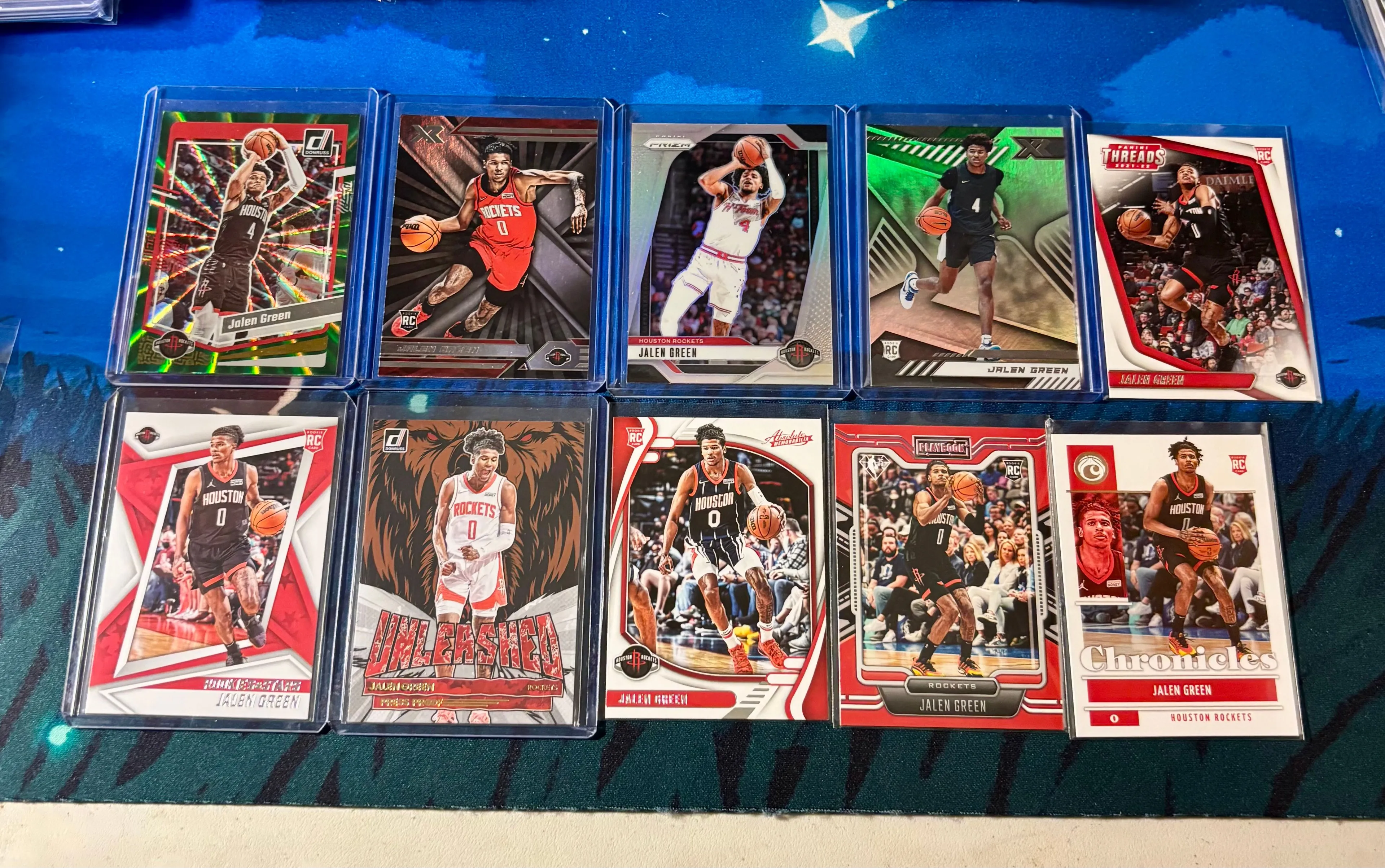 Product image for Jalen Green Rookie Cards Lot x10