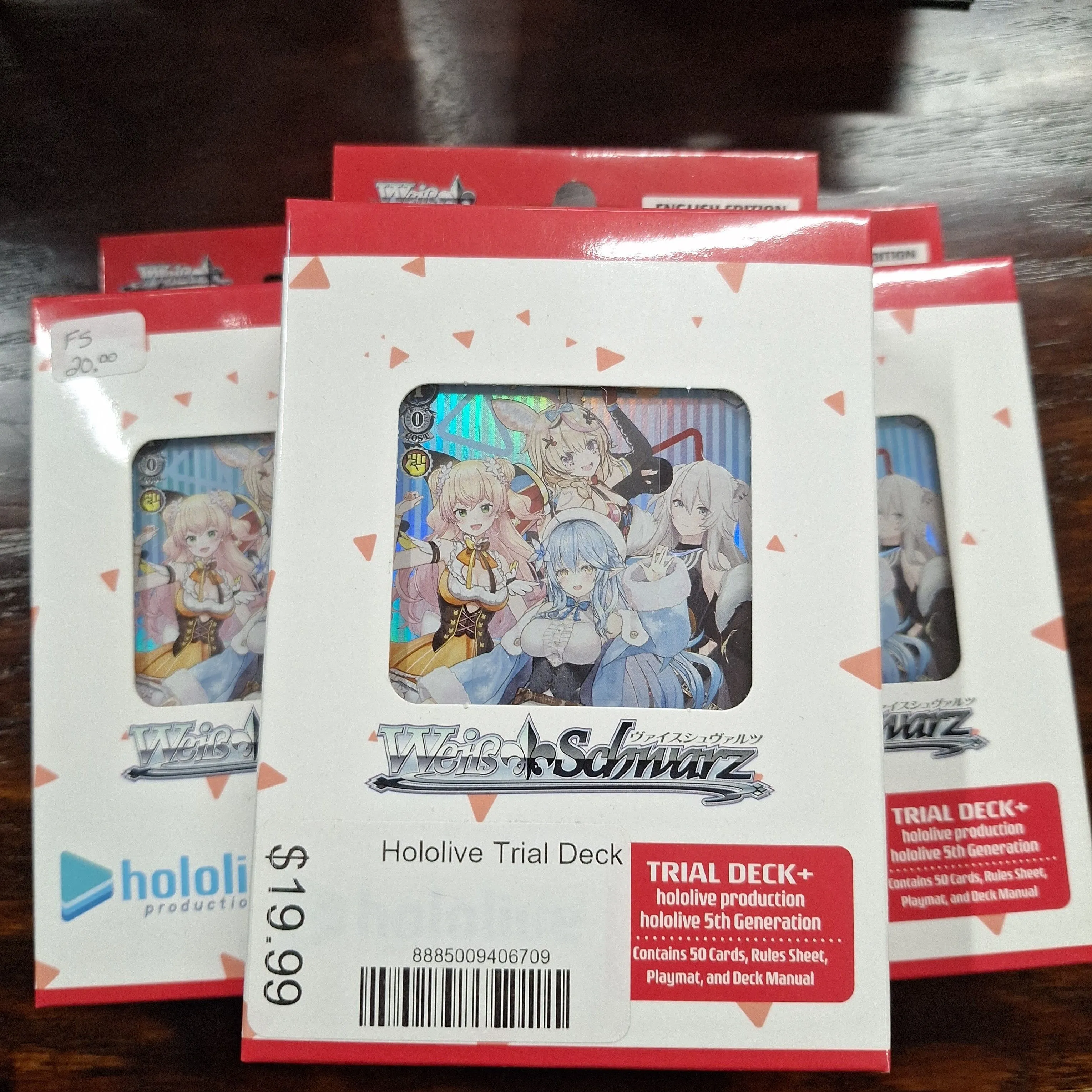 Product image for HOLOLIVE TRIAL DECK +. 5TH GEN RED