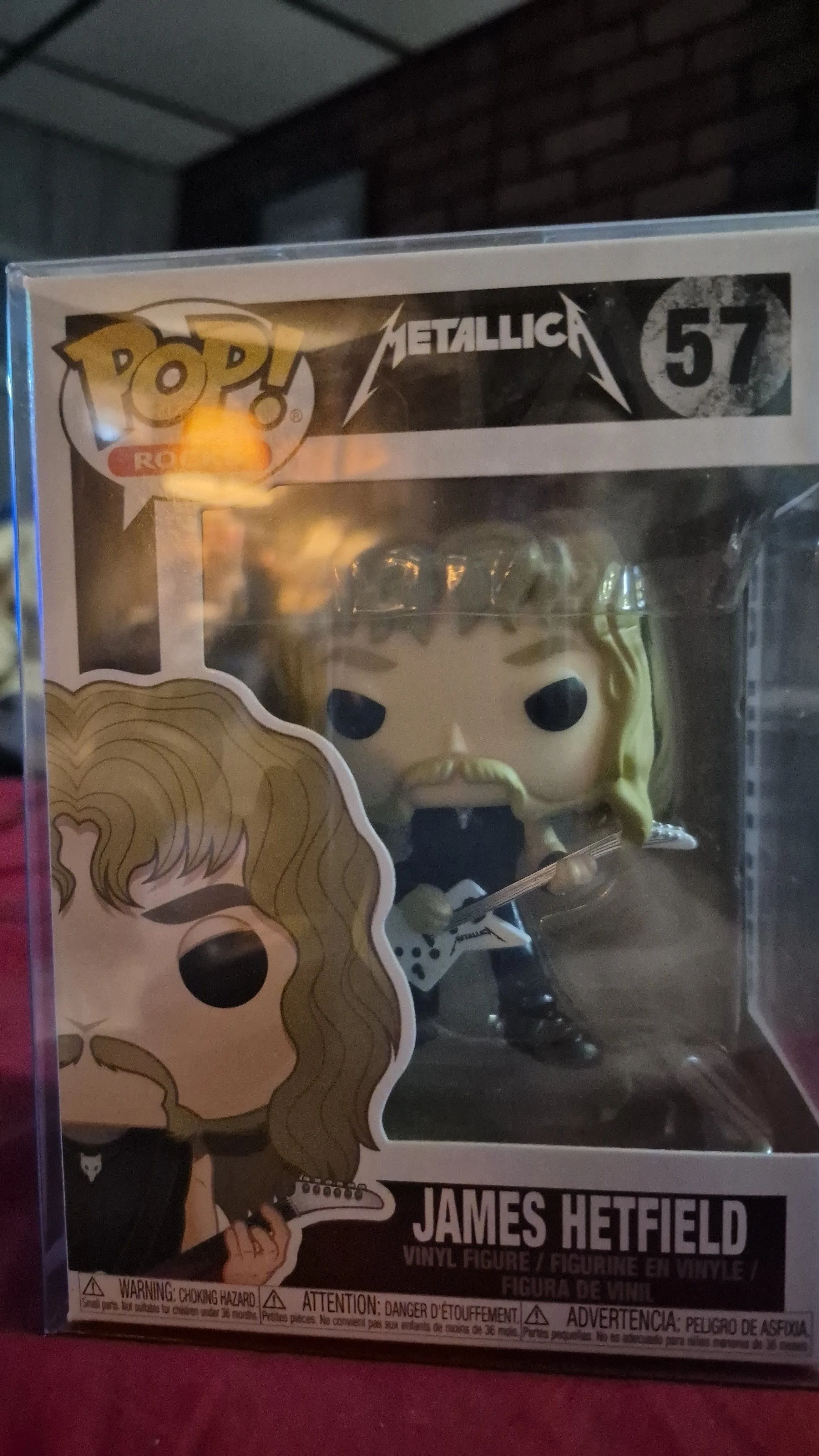 Product image for Funko Pop Rocks Metallica James Hetfield #57