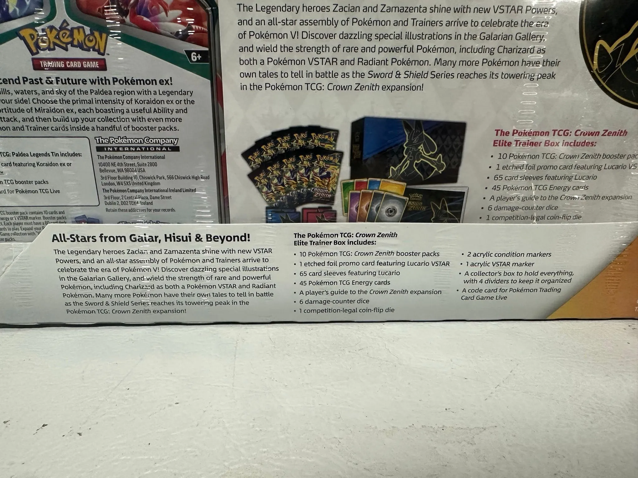 Costco Pokemon Collector 3-Pack: Crown Zenith ETB + Paldea Legends Tins   Whatnot: Shop, Sell, Connect