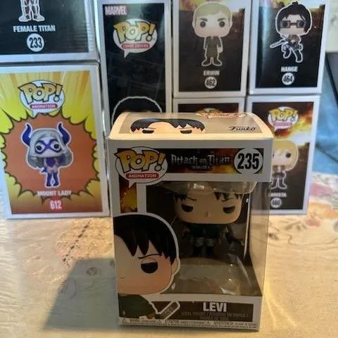 Product image for FunkoPop! Attack on Titan Levi #235