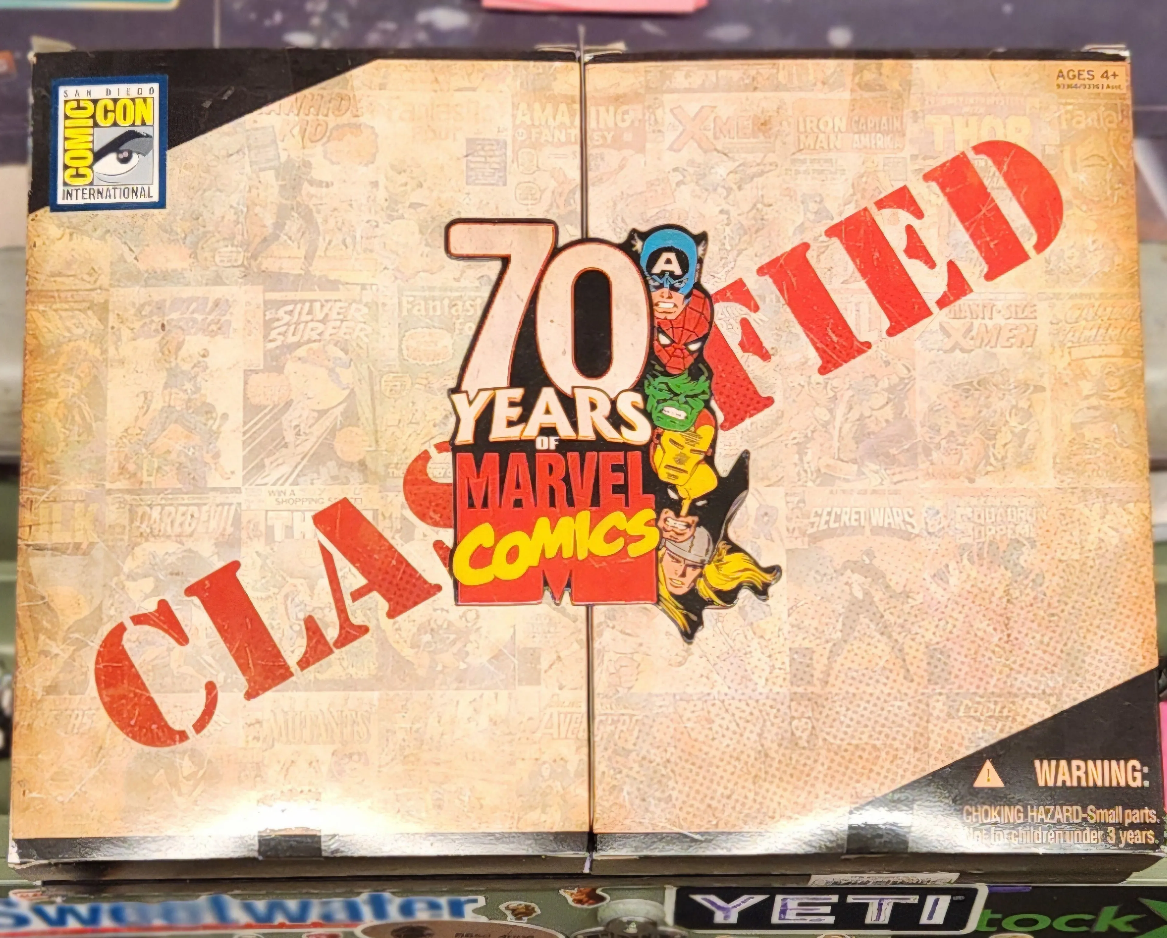 Product image for SDCC 70 YEARS OF MARVEL 4 PACK
