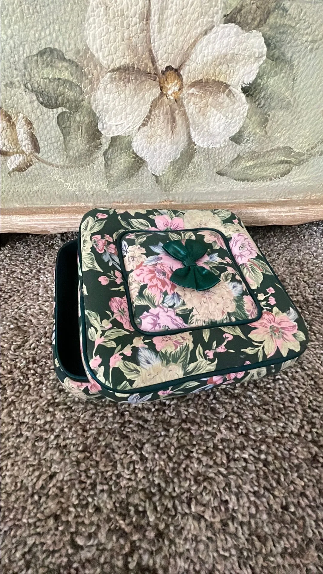 Product image for square floral box 6x6 inches