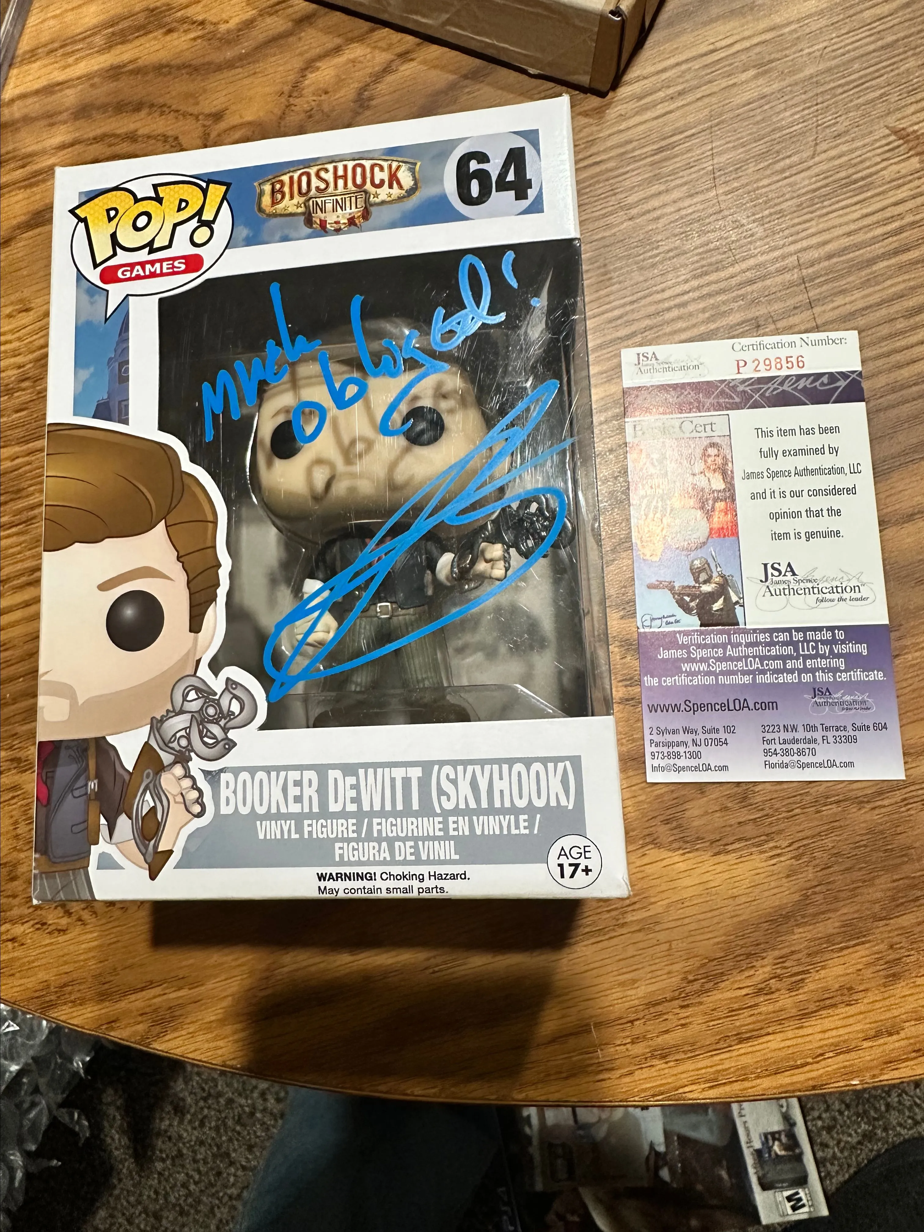 Product image for BOOKER DEWITT - SIGNED BY TROY BAKER !!