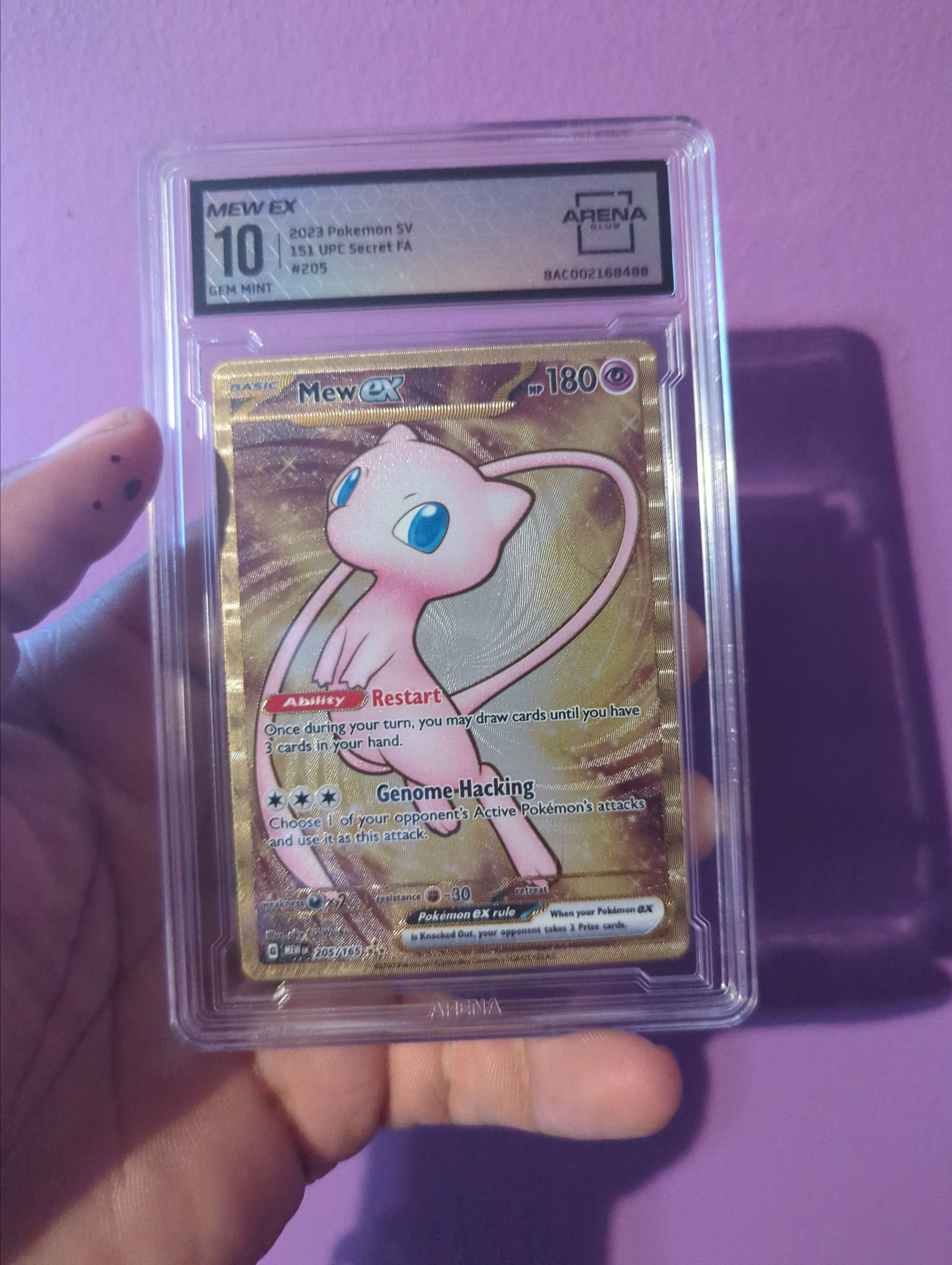 METAL Mew ex Full Art Ultra Rare 151 UPC Promo Pokemon Card SVP 205/165   Whatnot: Shop, Sell, Connect