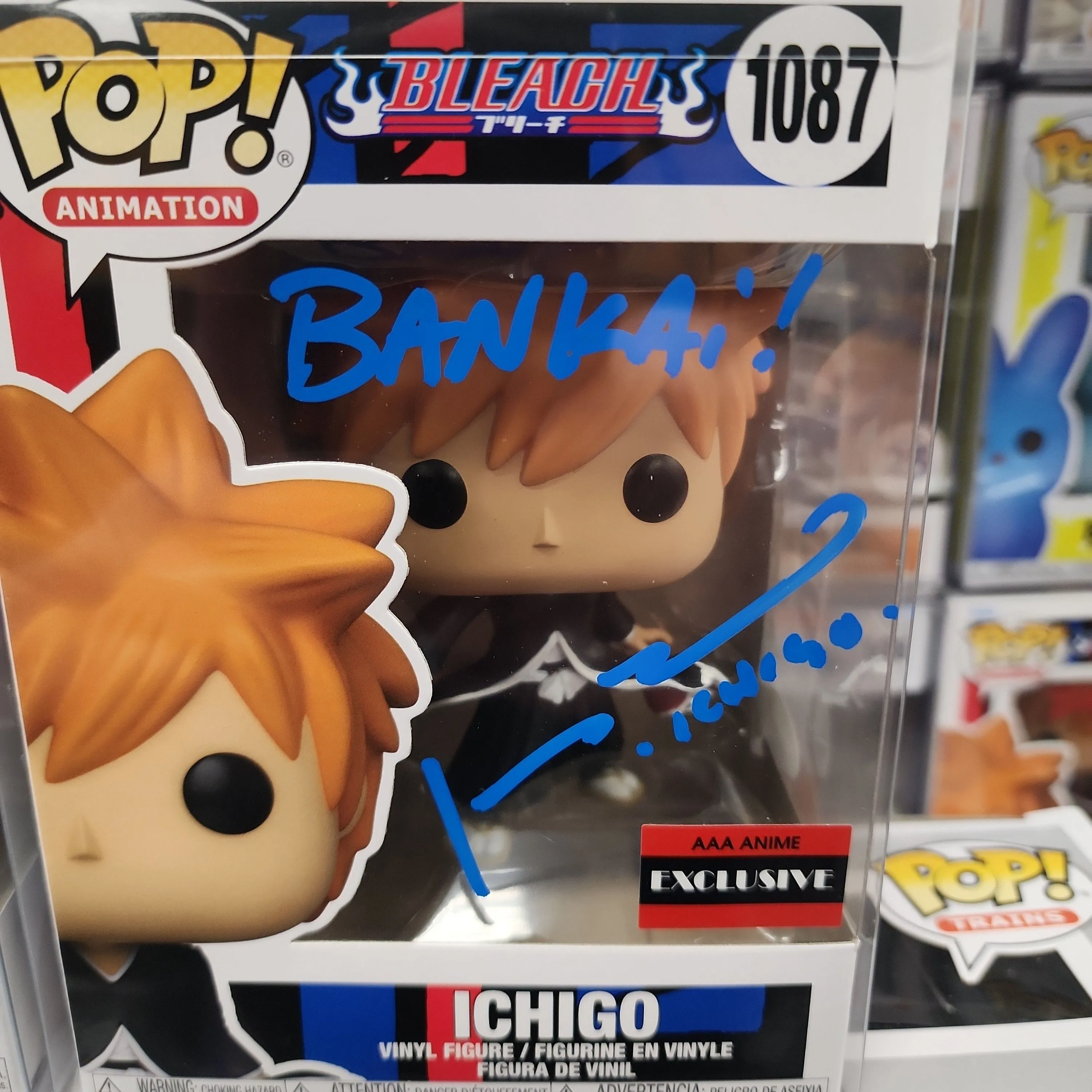 Product image for Ichigo Bleach AAA Exclusive! Autographed by Johnny Yong Bosch!