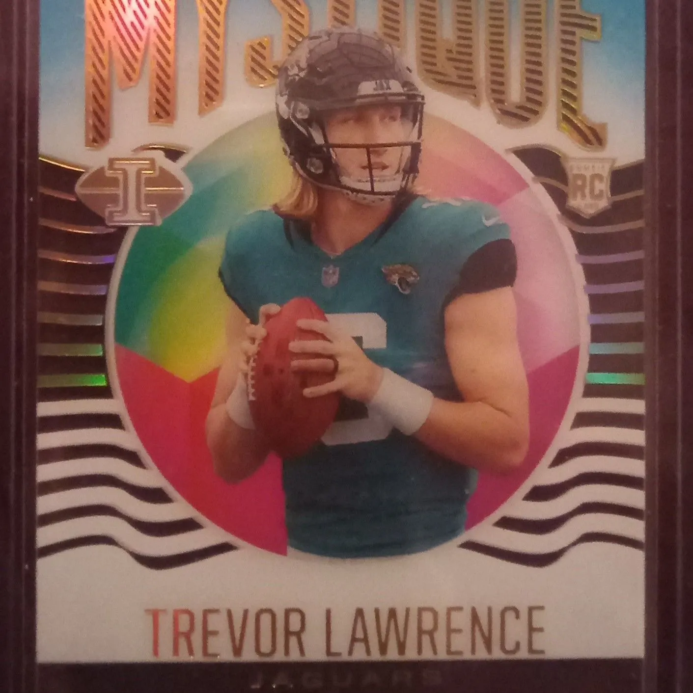 Product image for 2021 Illusions Mystique Trevor Lawrence rc #'d/299