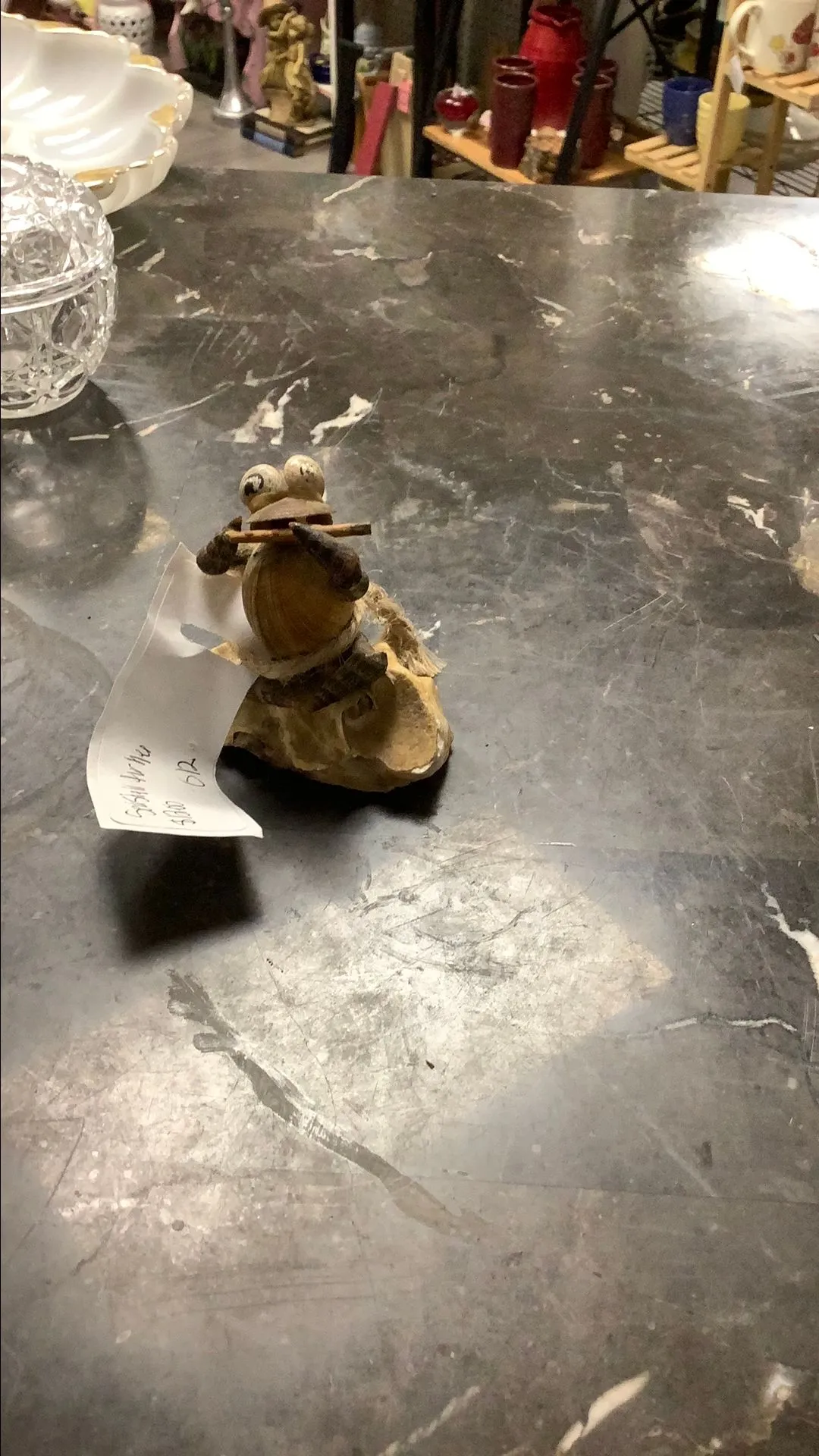 Product image for Seashell frog trinket