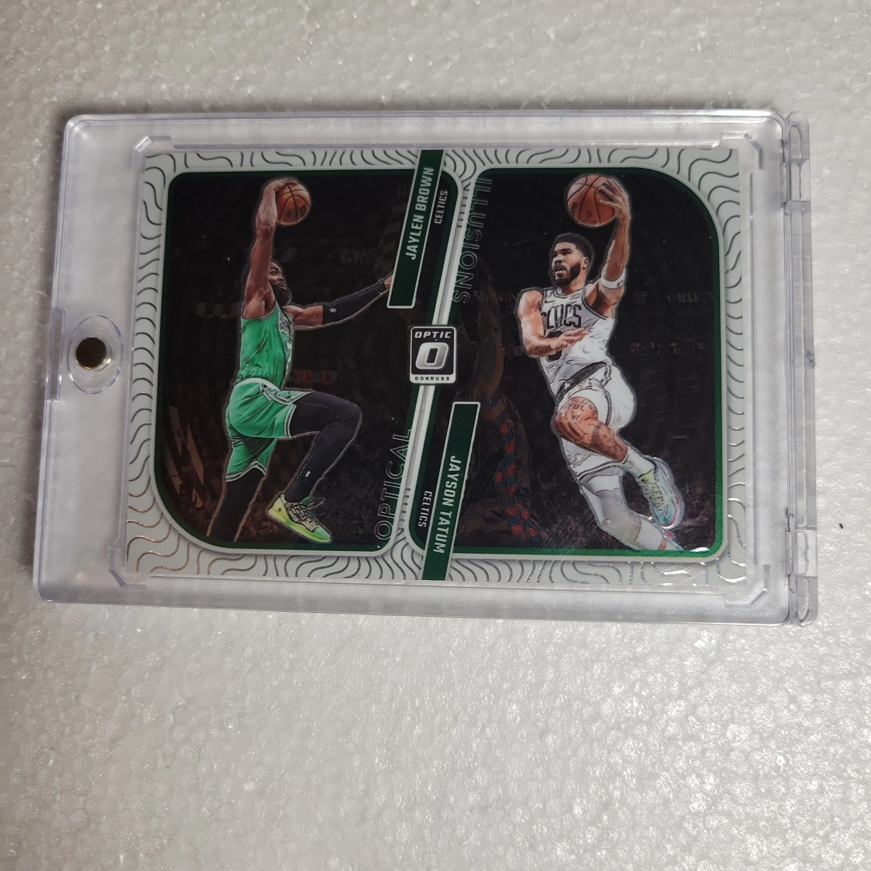 Product image for 2023-24 Donruss Optic Jaylen Brown Jayson Tatum Optical Illusions #2
