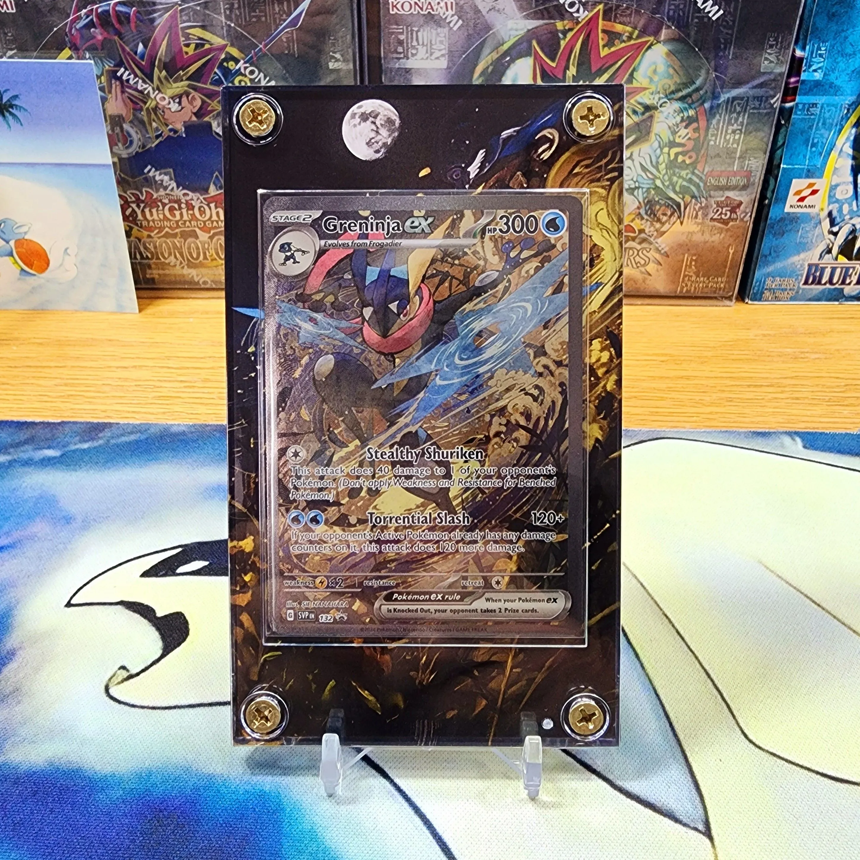 Pecharunt Ex 095/064 Sv: Shrouded Fable Pokemon TCG Kingdra Ex 131/195 SIR  Shrouded Fable Black Star Promo Card - Custom Case, Ungraded Near Mint Etb  Case