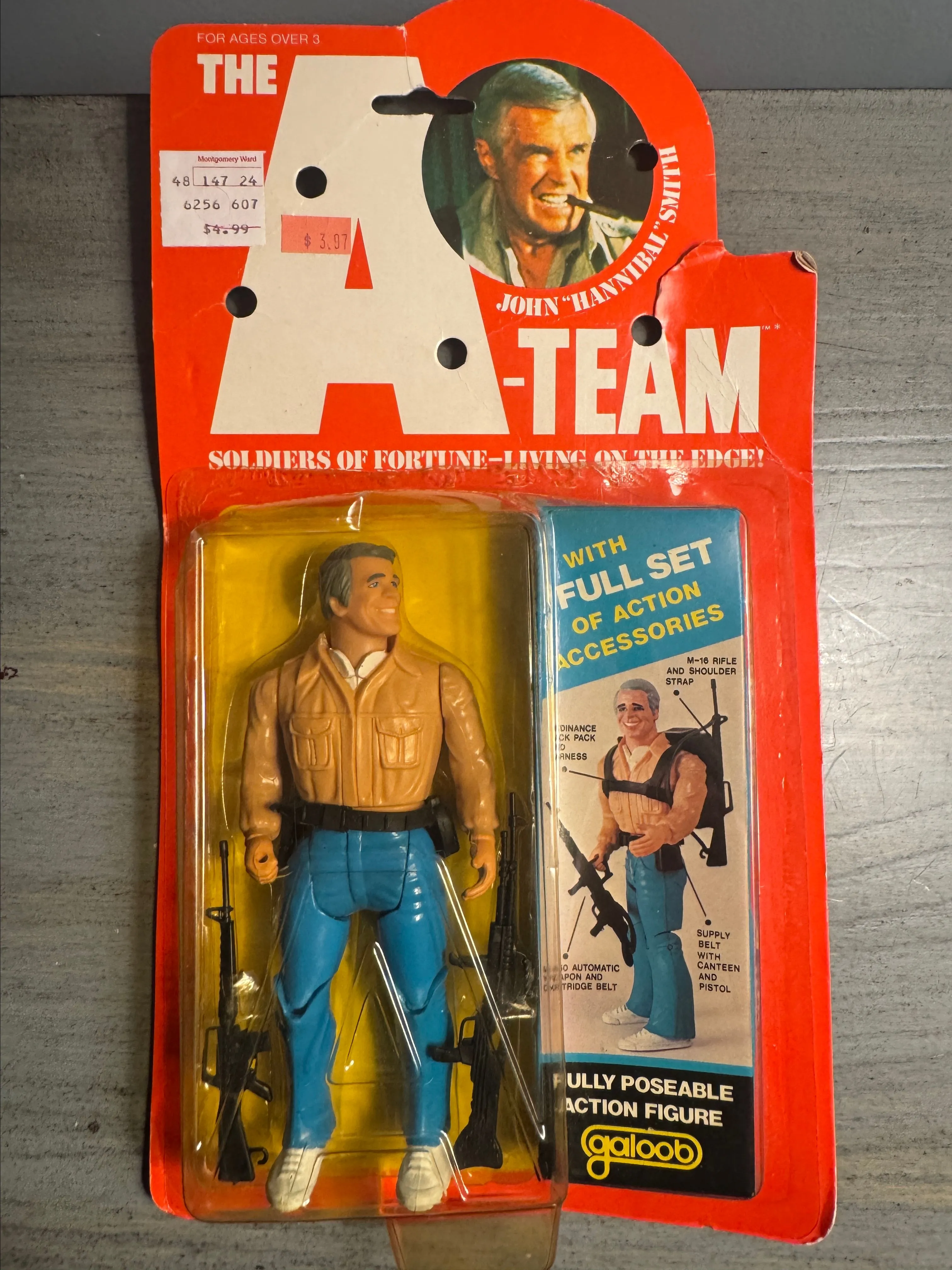 Product image for A Team Hannibal Smith Carded