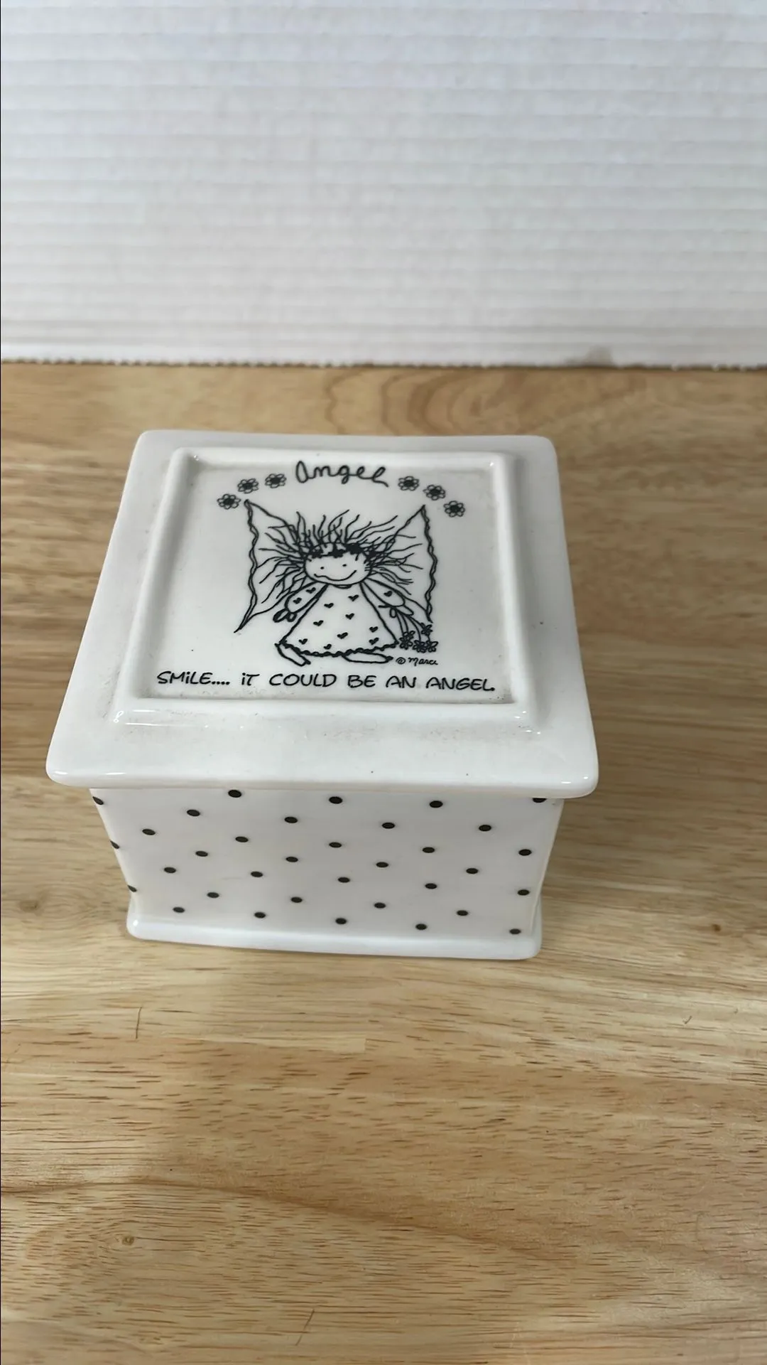 Product image for Vintage Angel Trinket Box