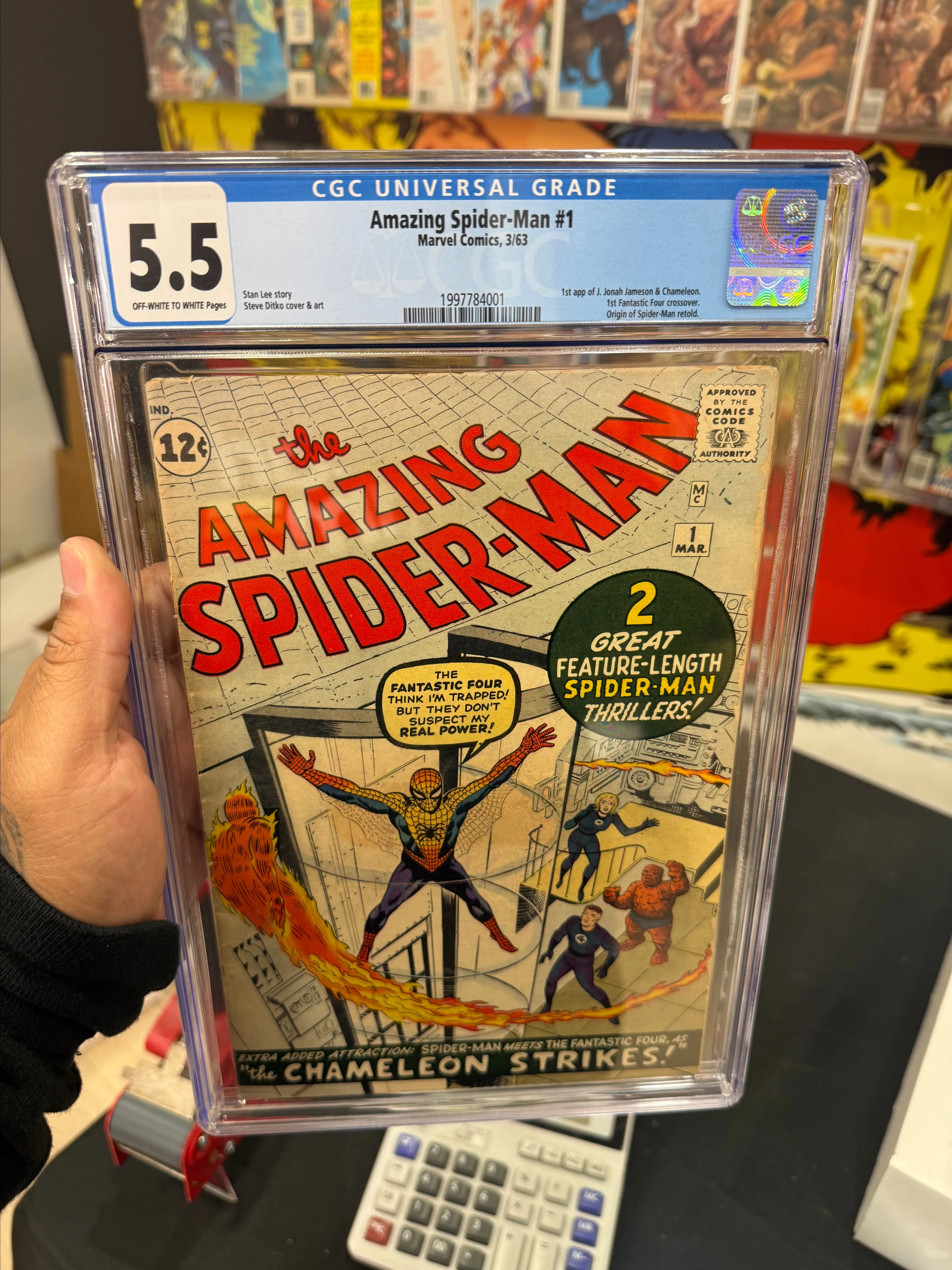 Product image for Amazing Spider-Man #1 CGC 5.5