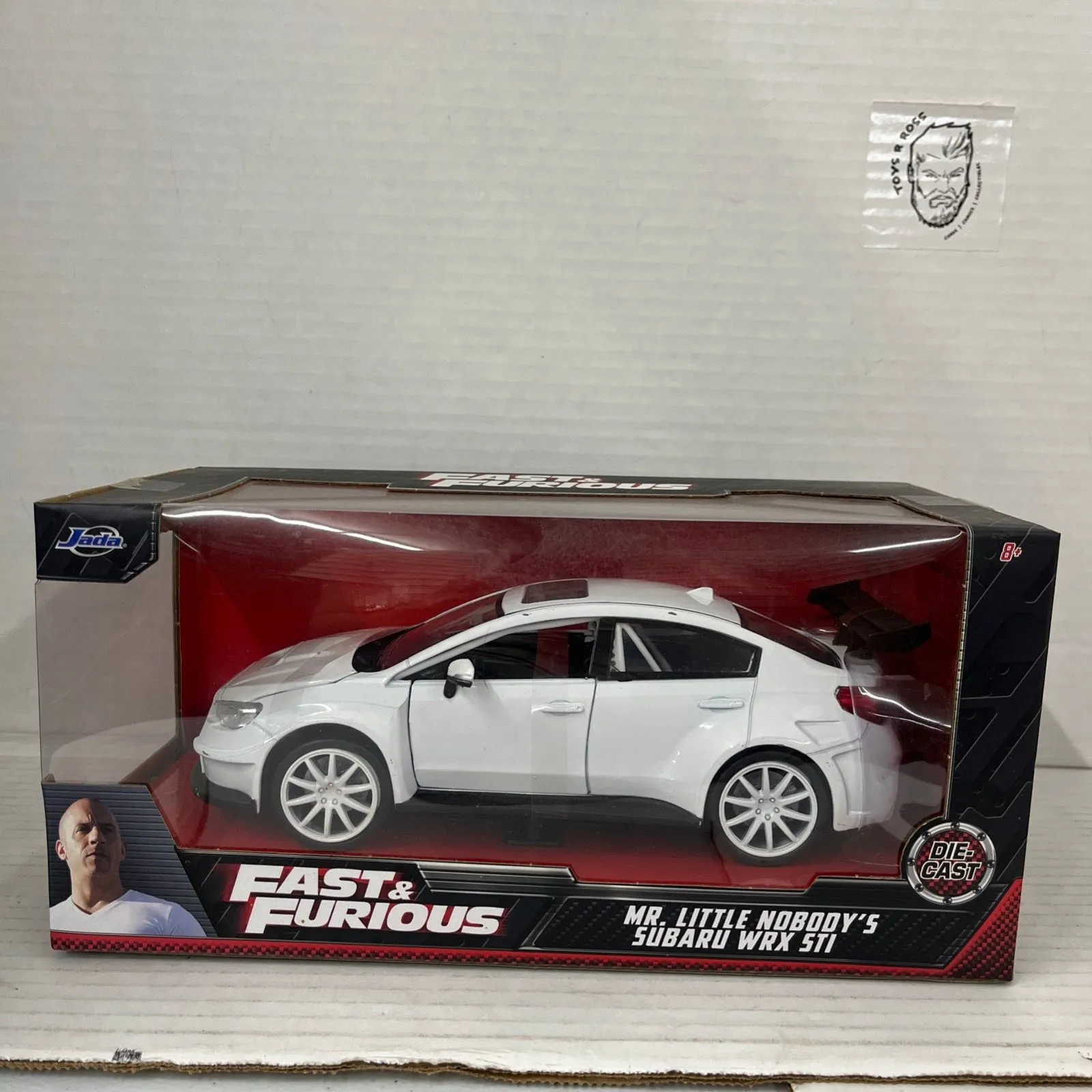 Product image for Jada-Fast & Furious Mr. Little Nobody’s Subaru WRX STI 1/24th Scale Diecast Car