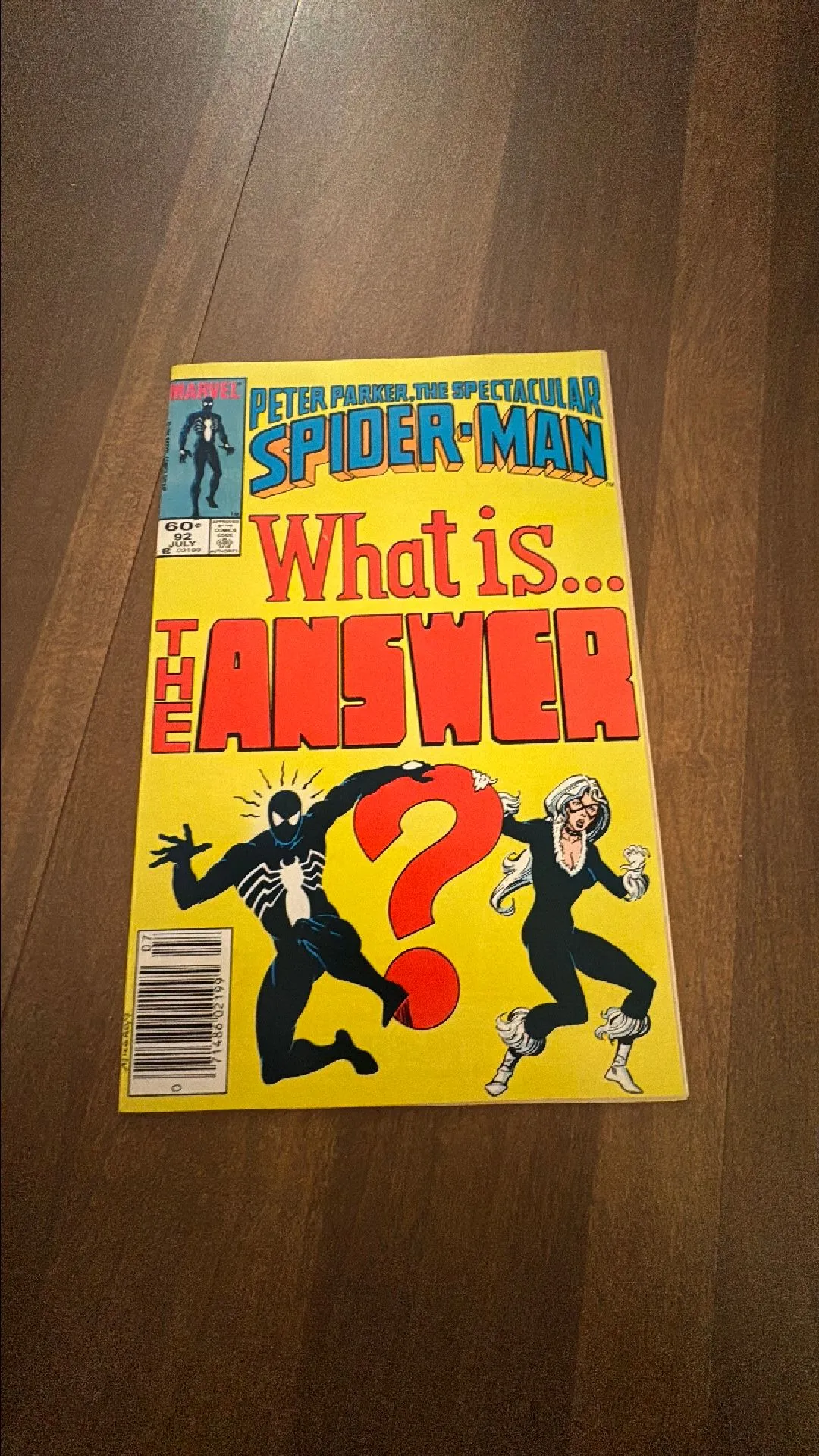 Product image for Spectacular Spider-Man 92 Newsstand (1st Full App of The Answer)