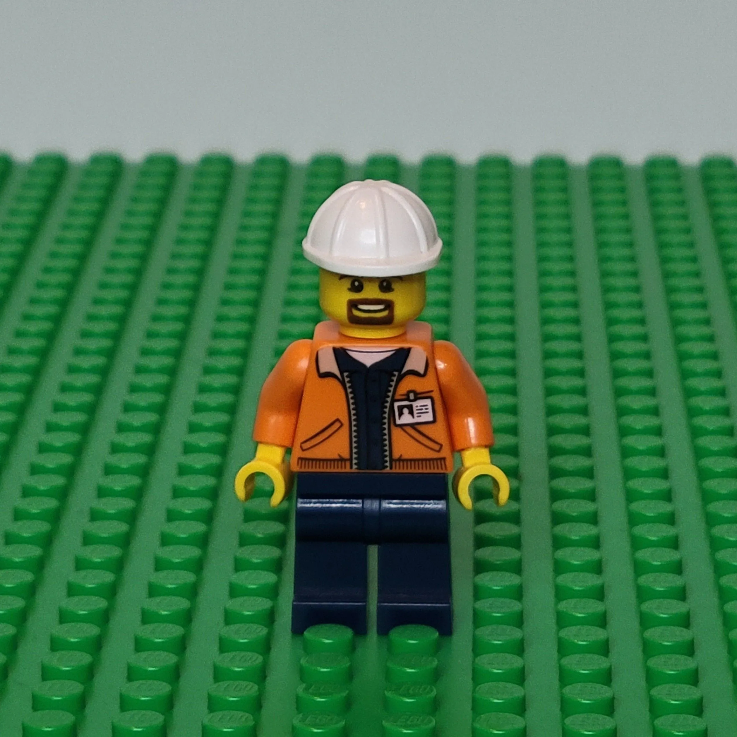 Product image for lego miner minifigure