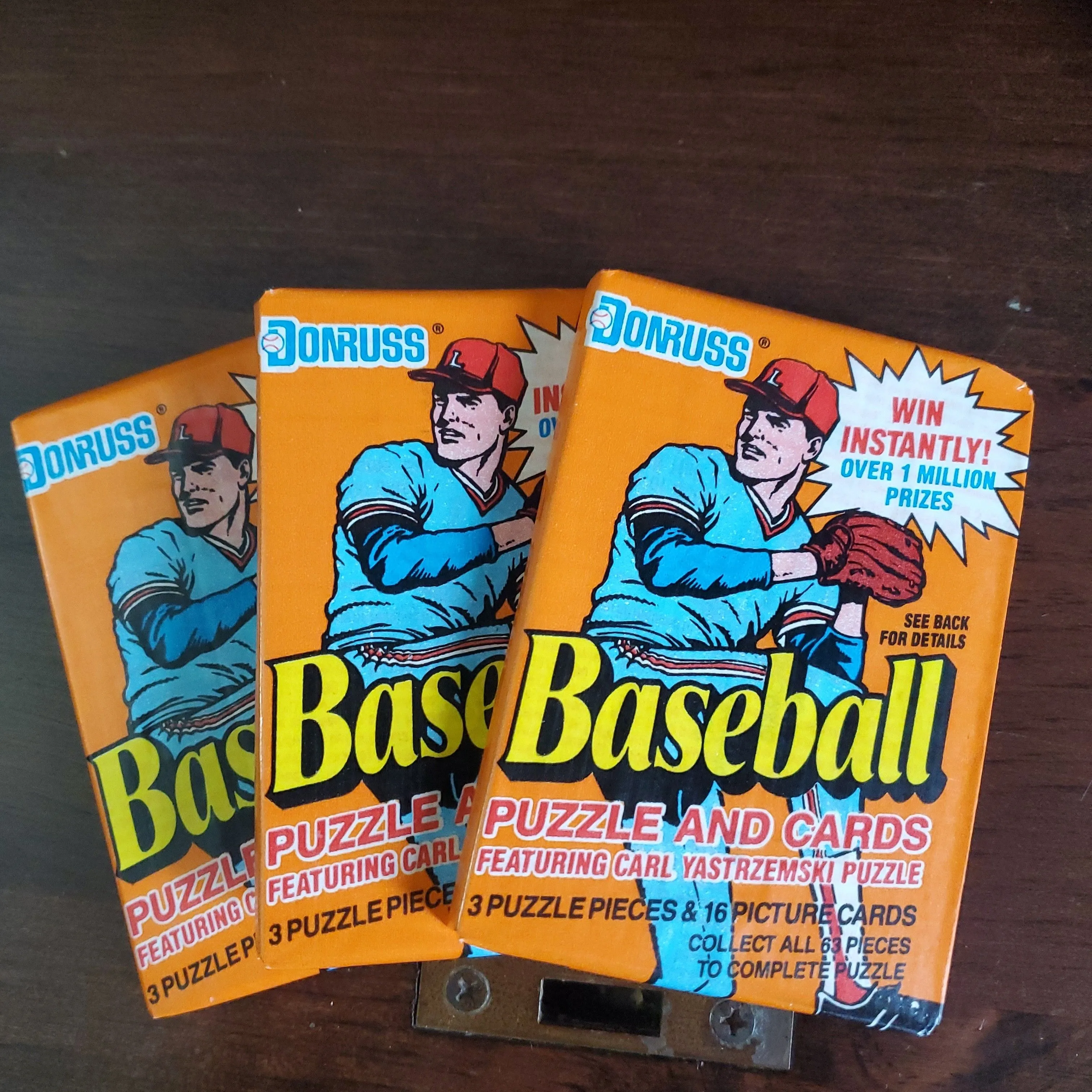 Product image for 1990 Donruss 3 Pack lot