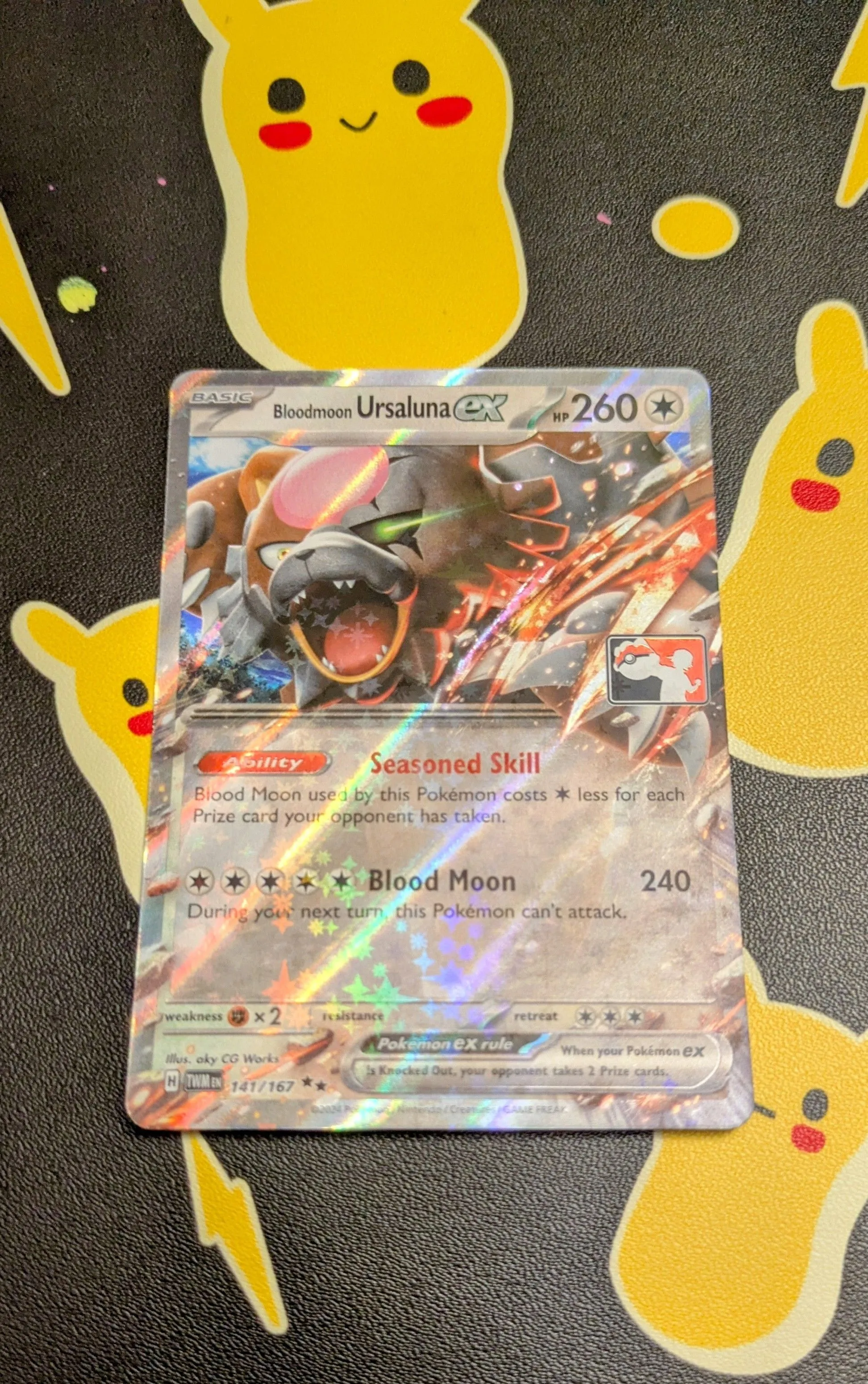 Product image for Pokemon - Ursaluna EX #141 Prize Pack Series Cards
