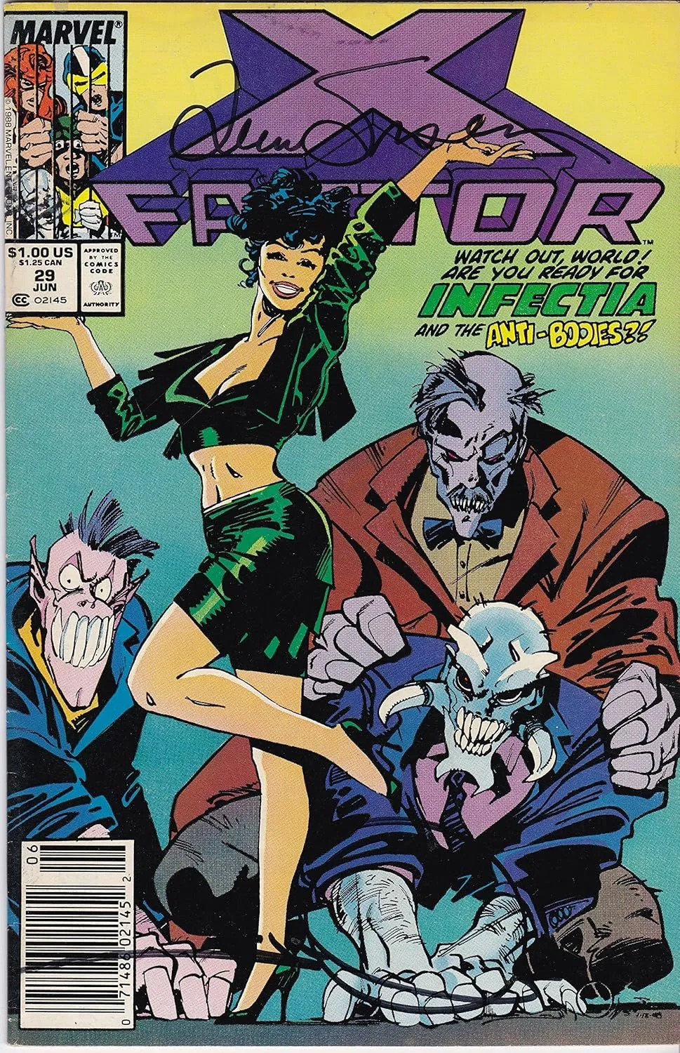 Product image for X-Factor #29 NM Signed Walt and Louise Simonson