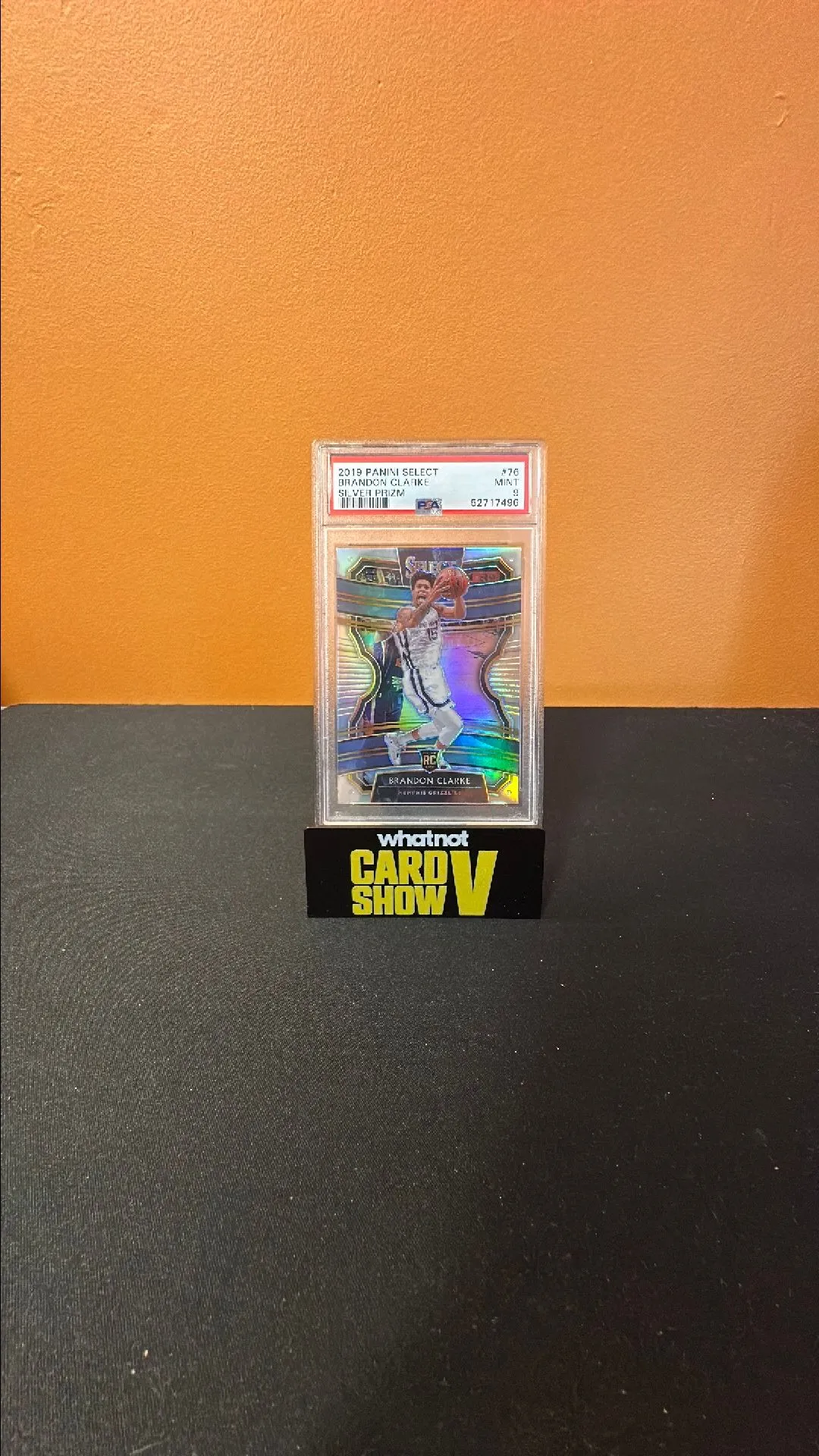 Product image for 2019 Panini Select Silver Prizm Brandon Clarke #76 PSA 9 MINT