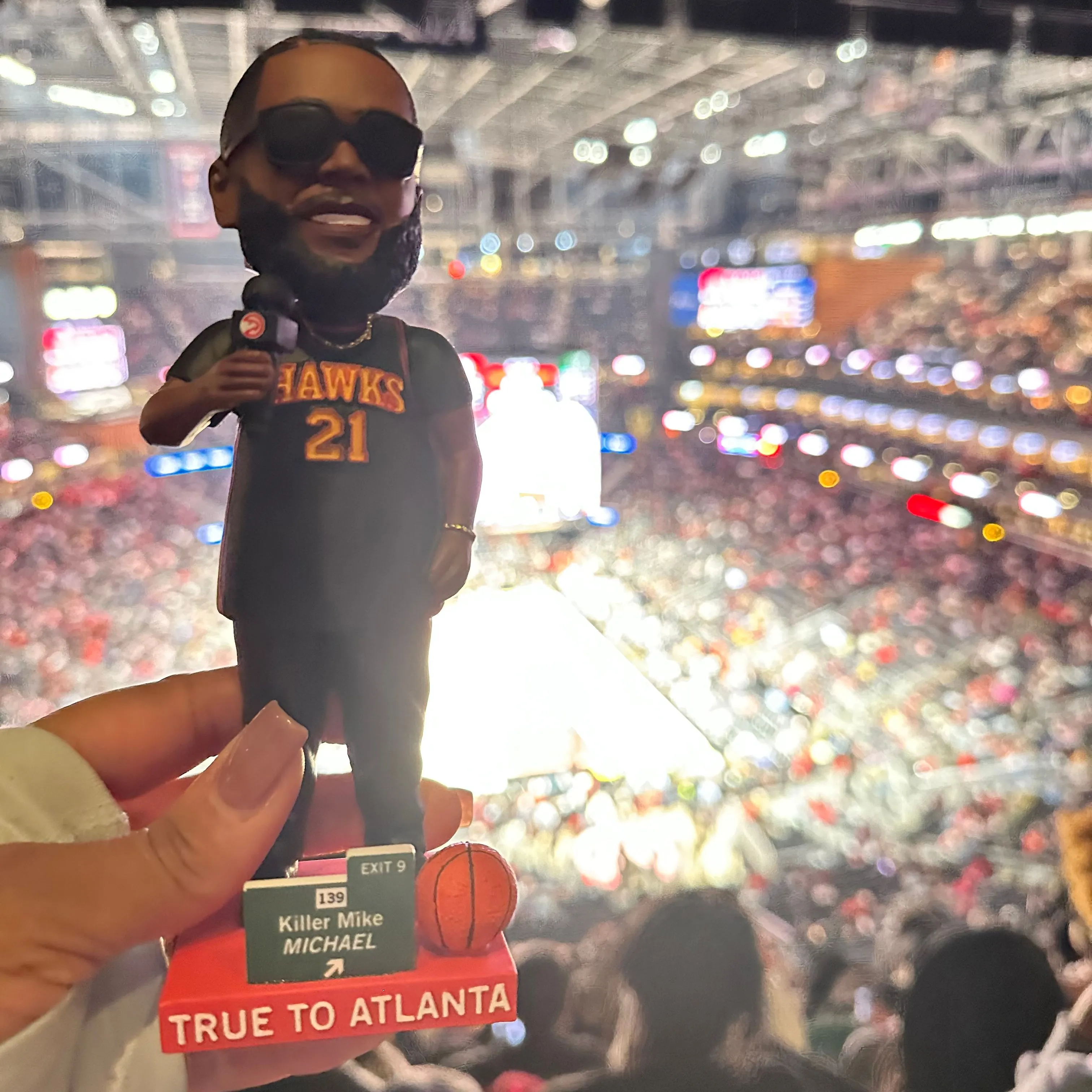 Product image for SIGNED Killer Mike Bobblehead