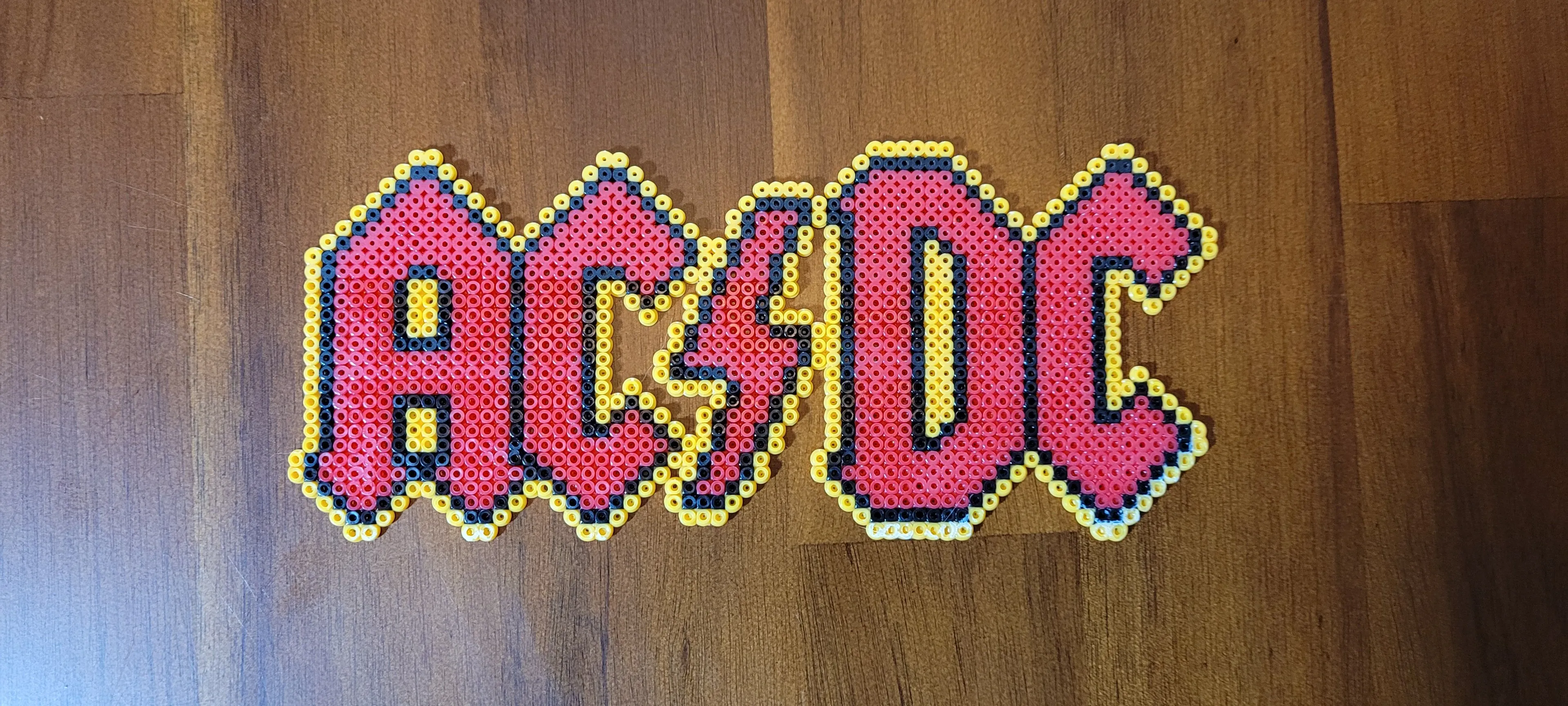 Product image for AC DC Logo Mini Perler Beads