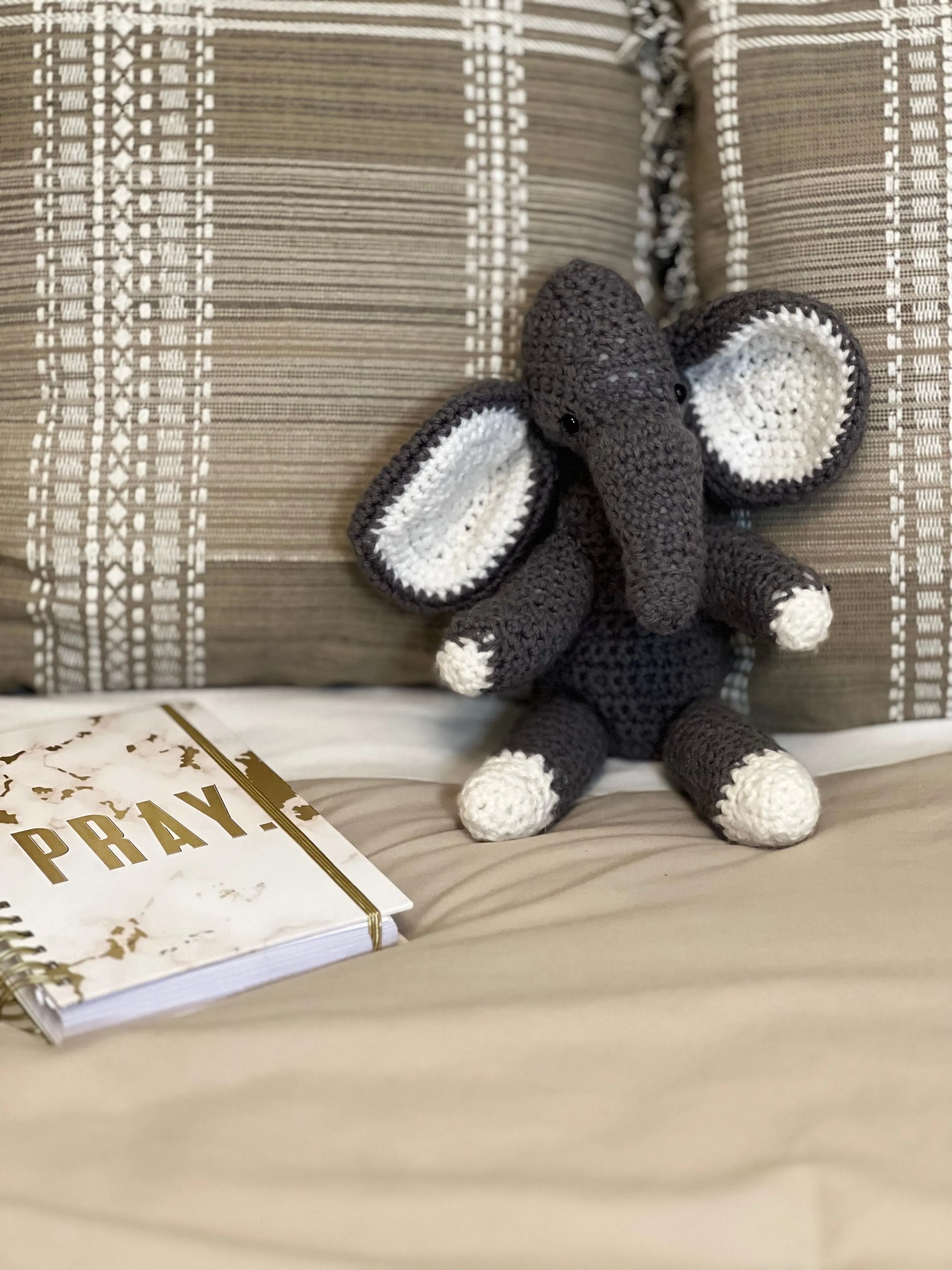 Product image for Crochet Baby Elephant