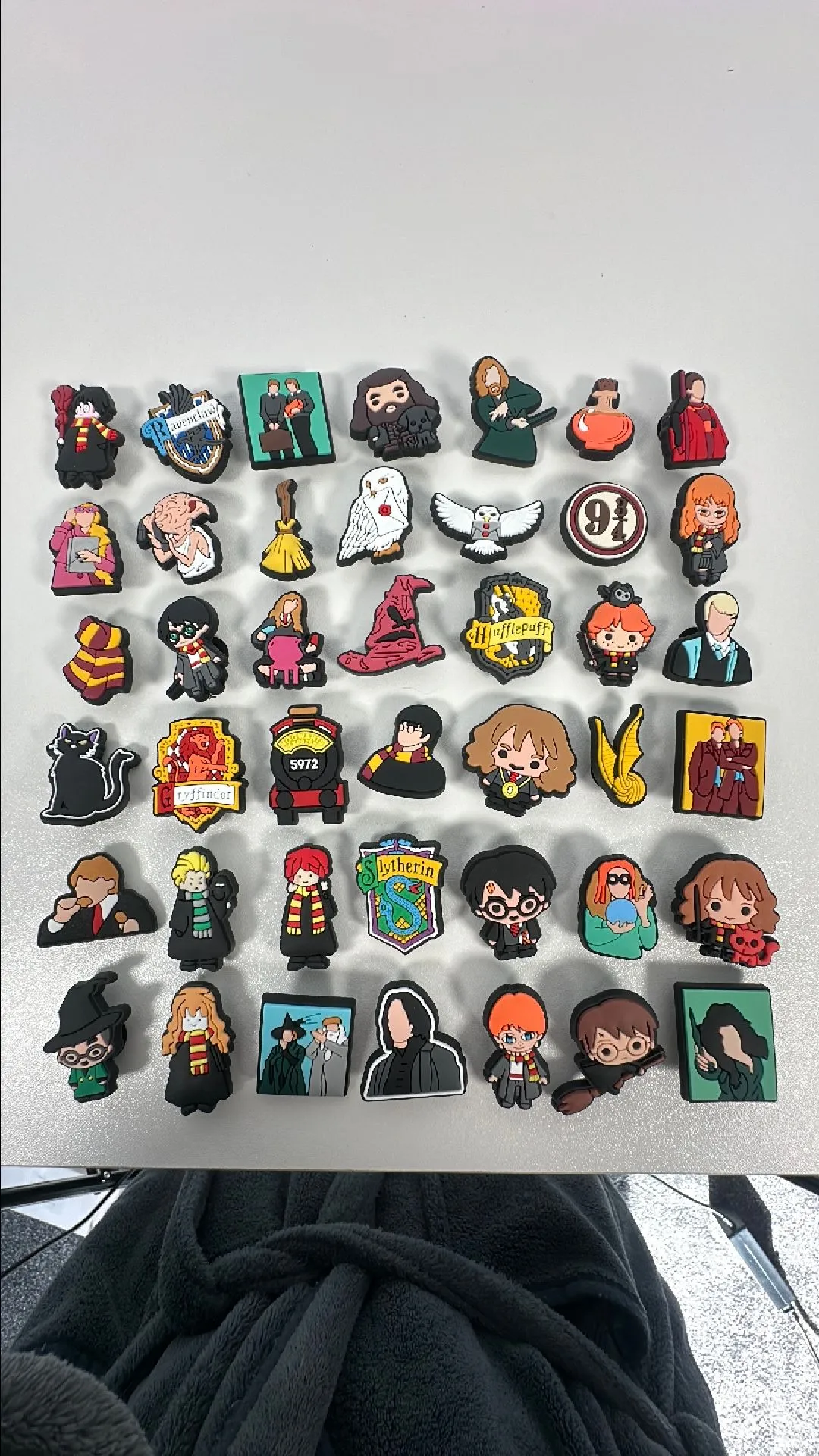 Product image for Bundle x8 Harry Potter Crocs Charms Jibbitz