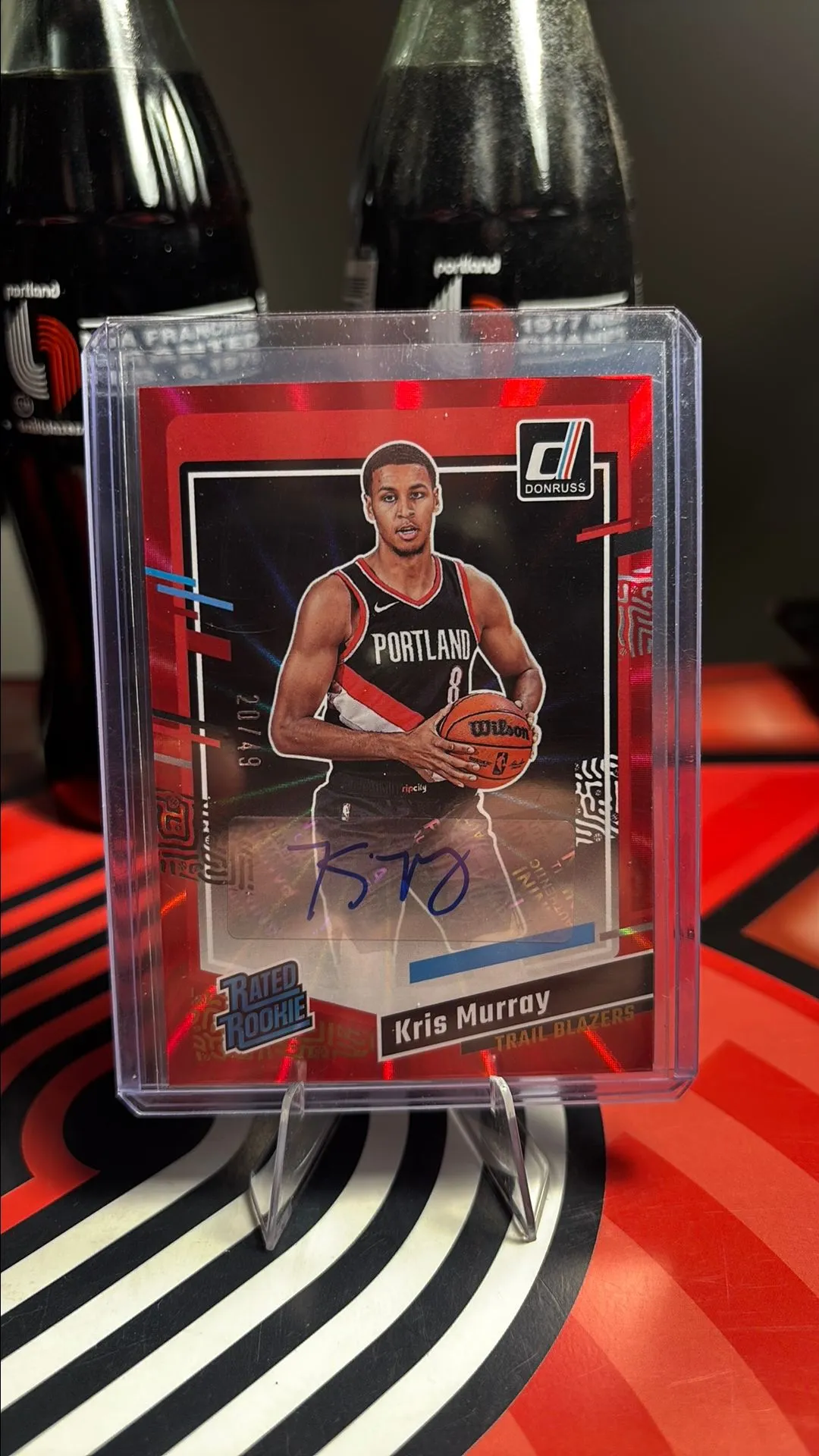 Product image for Kris Murray rookie auto /49