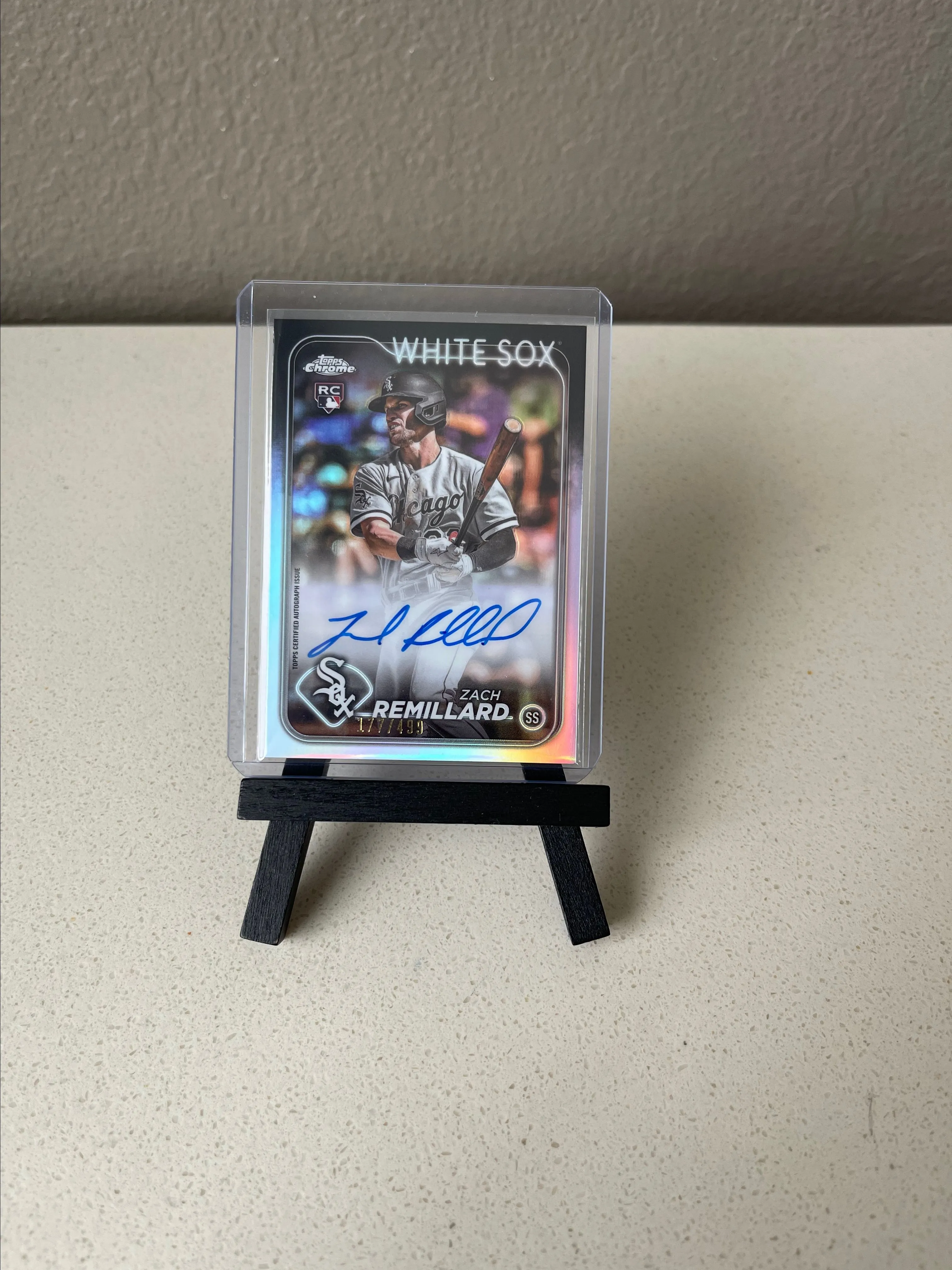 Product image for ZACH REMILLARD RC 2024 Topps Chrome Auto Refractor /499