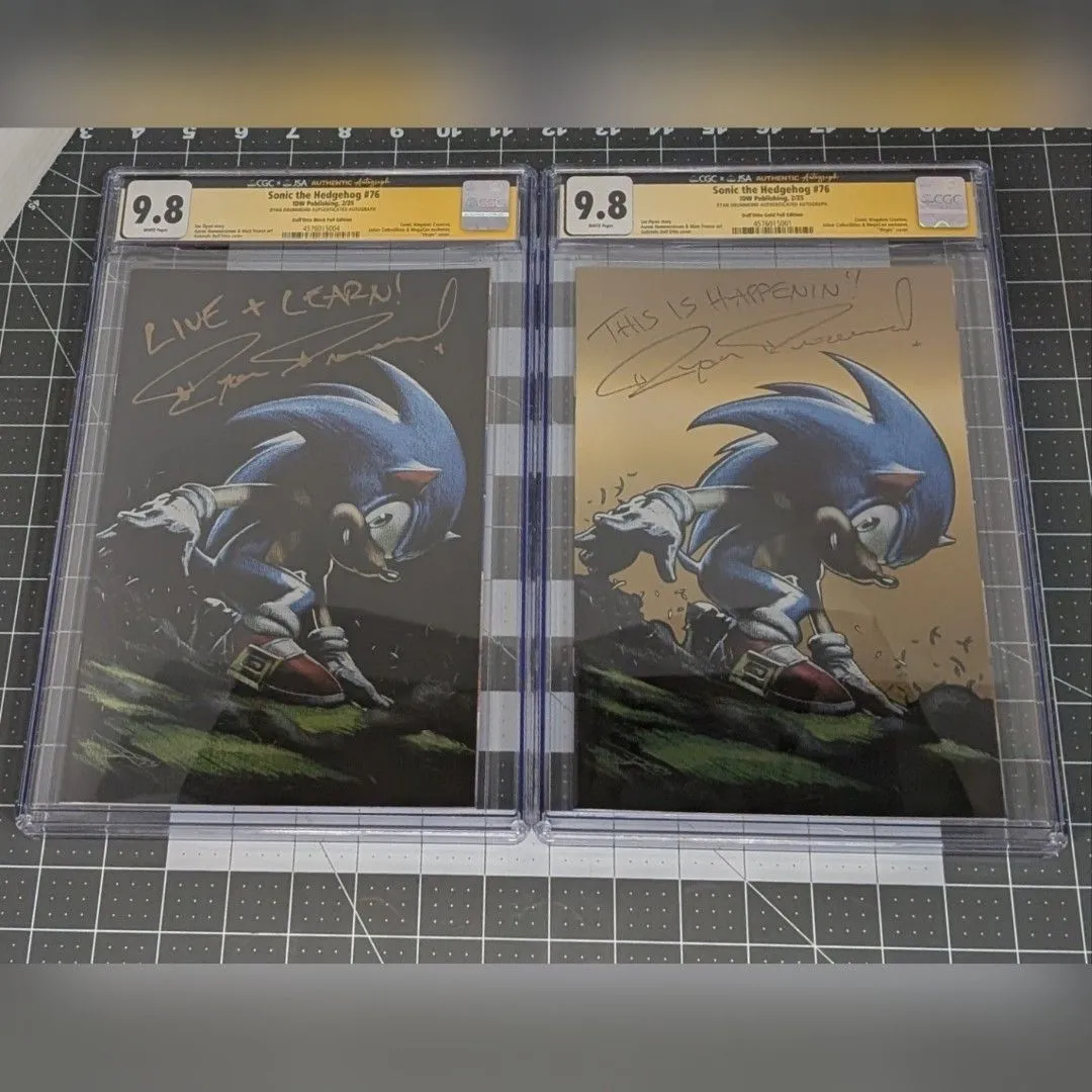 Product image for Sonic the Hedgehog #76 set CGC JSA 9.8